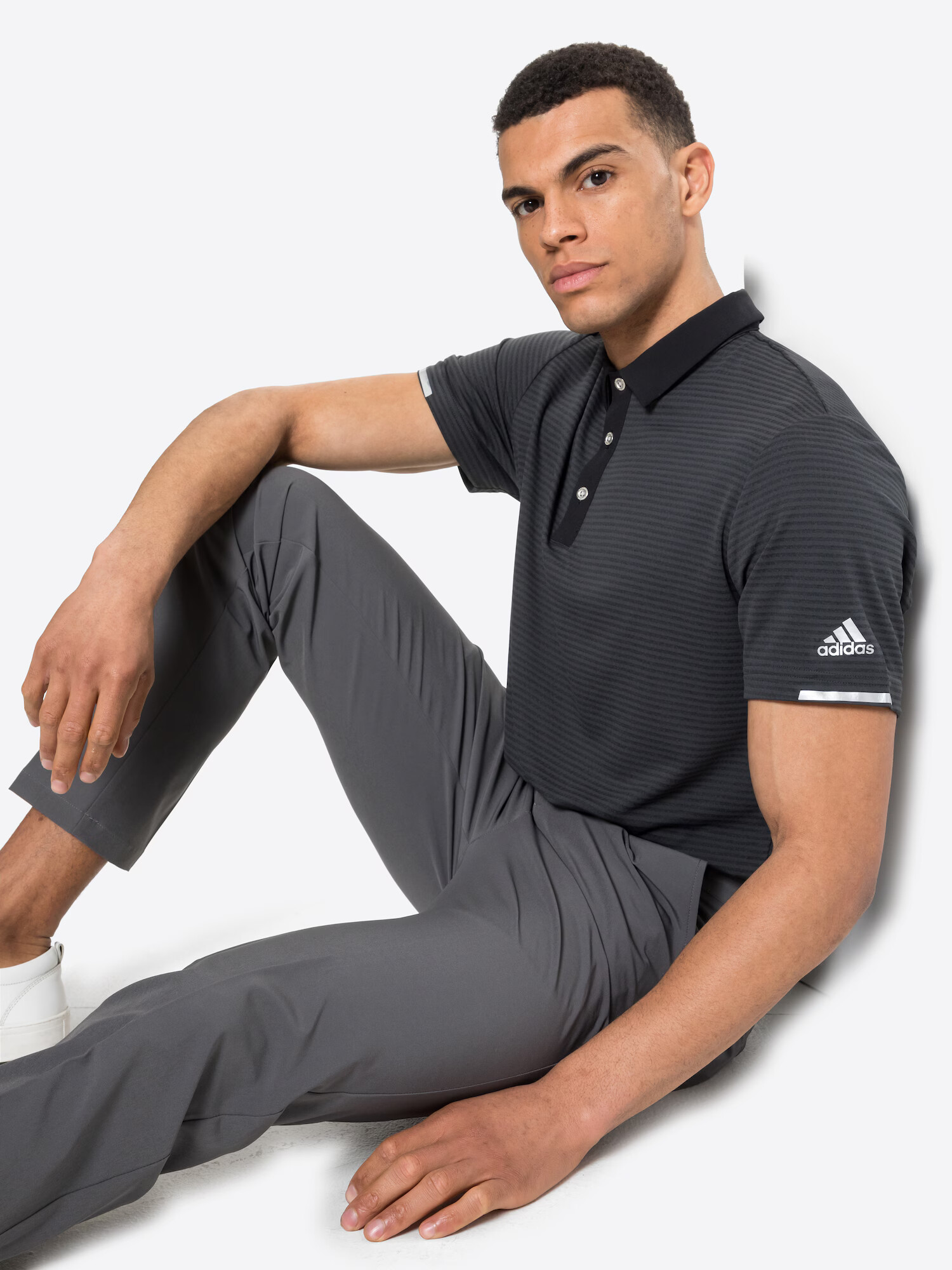 ADIDAS GOLF Tricou funcțional gri metalic / gri închis - Pled.ro