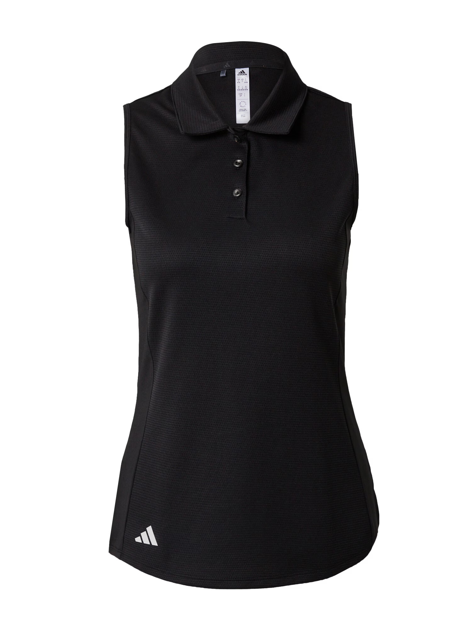 ADIDAS GOLF Tricou funcțional negru / alb - Pled.ro