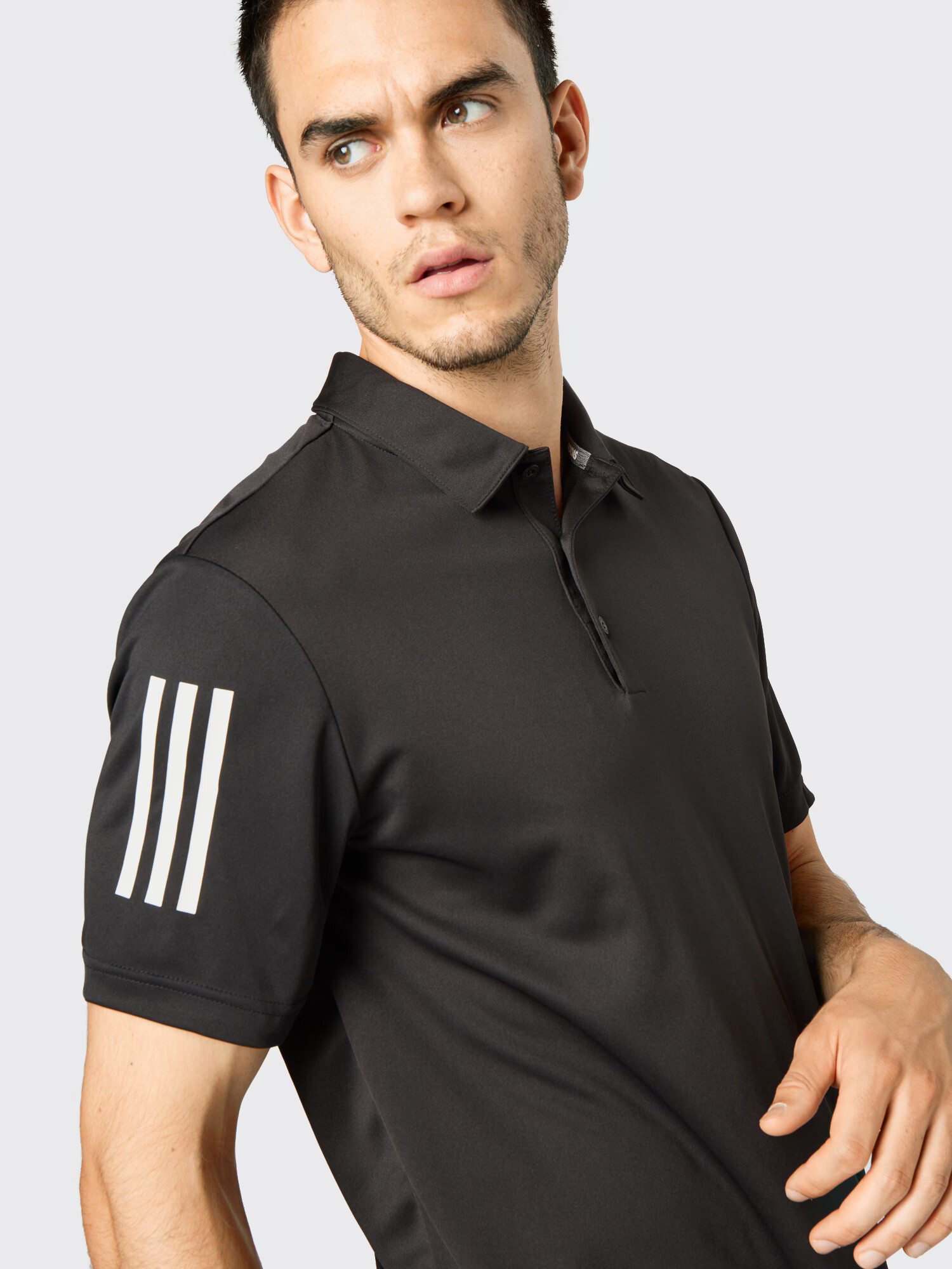 ADIDAS GOLF Tricou funcțional negru / alb - Pled.ro