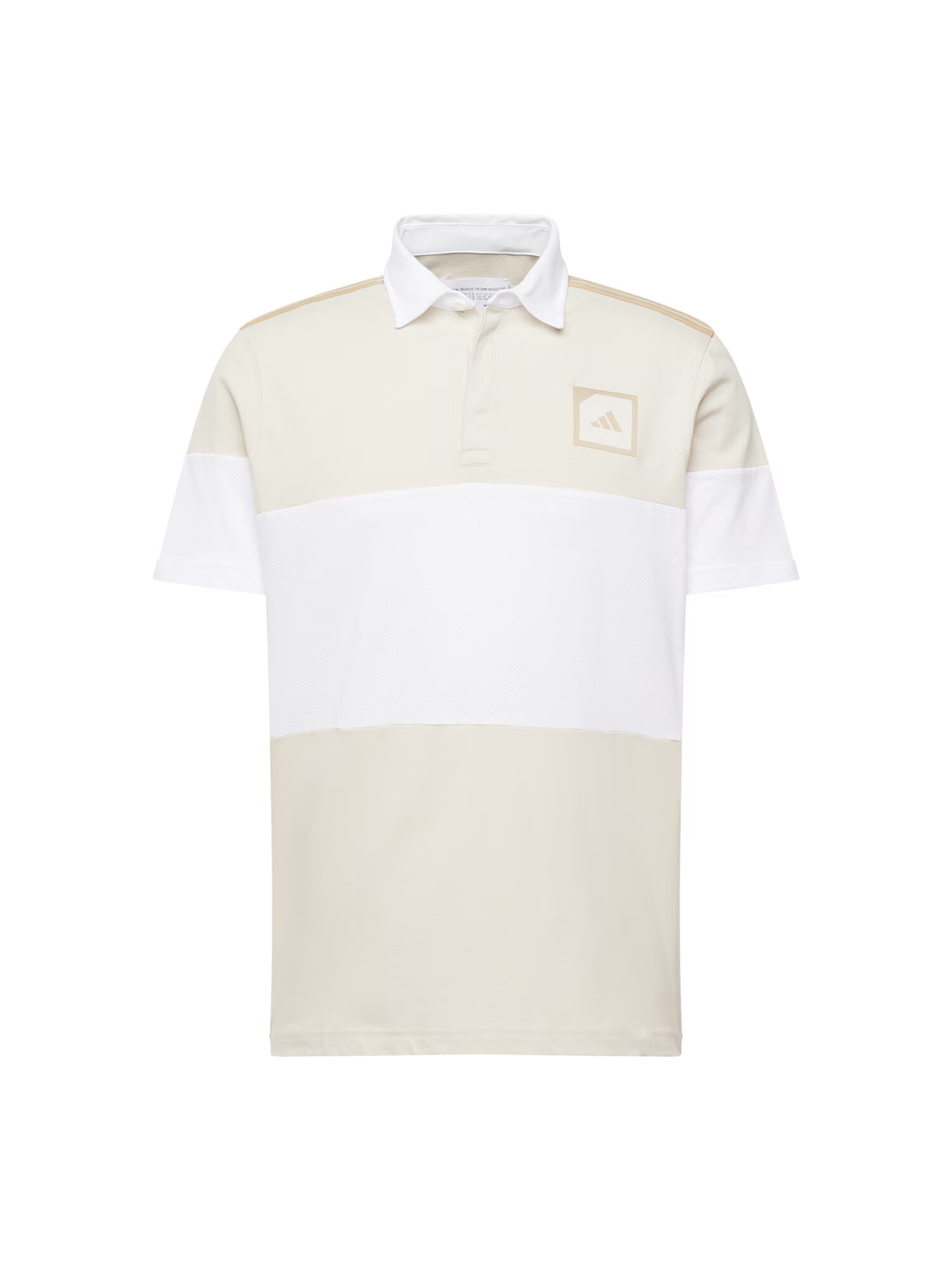 ADIDAS GOLF Tricou funcțional nisipiu / bej deschis / alb - Pled.ro