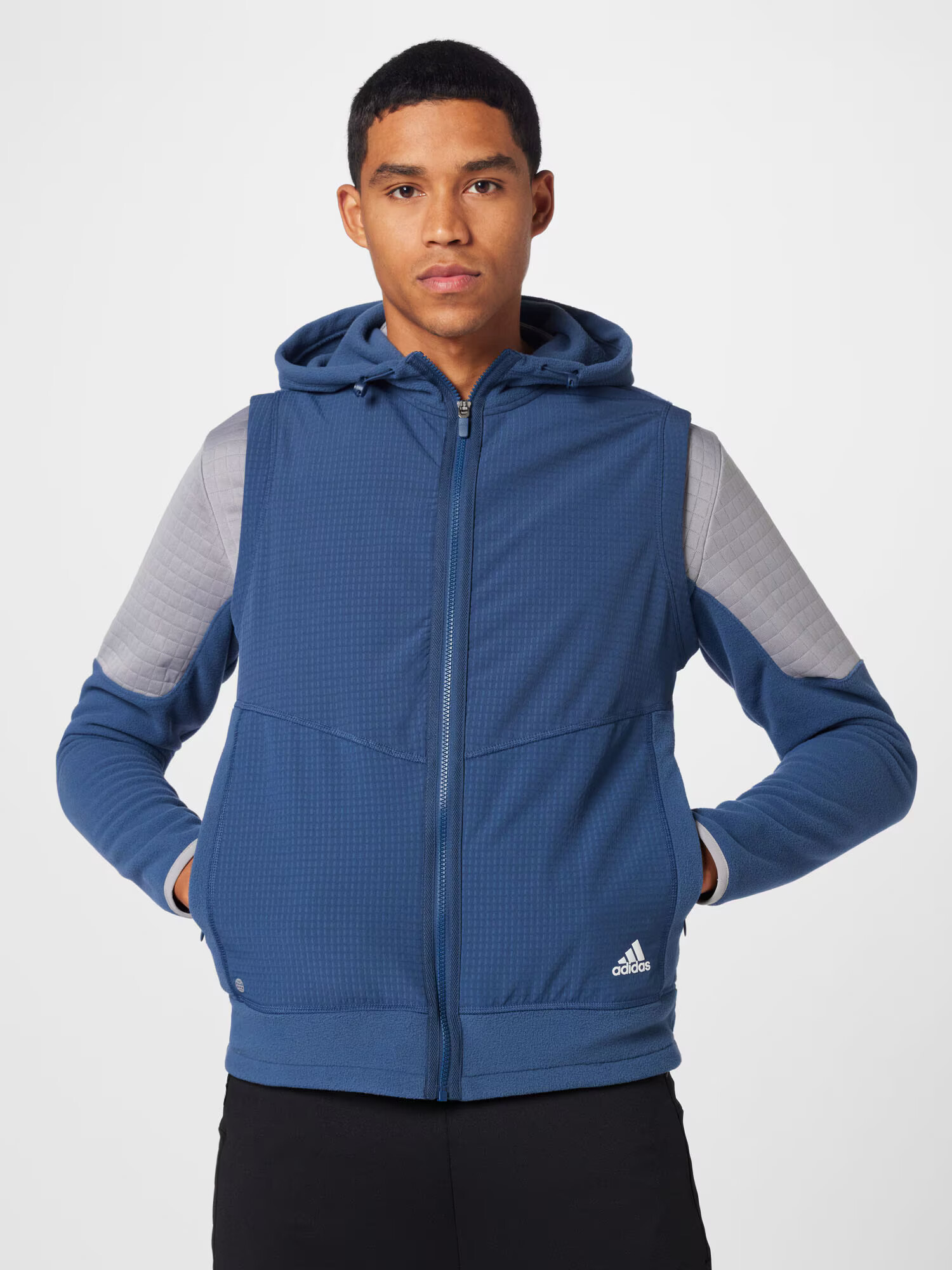 ADIDAS GOLF Vestă sport azuriu / albastru închis / alb - Pled.ro