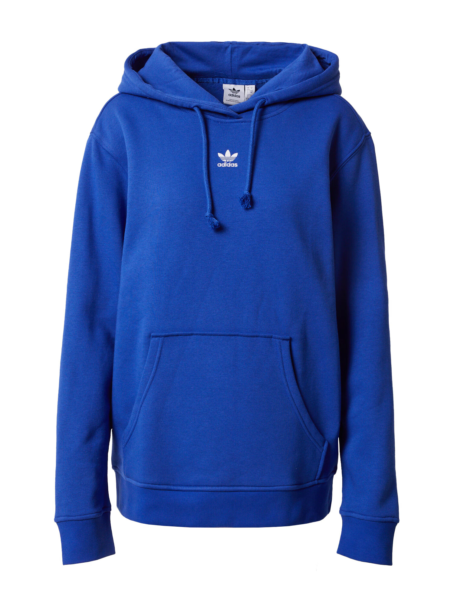 ADIDAS ORIGINALS Bluză de molton 'Adicolor Essentials Fleece' albastru / alb - Pled.ro