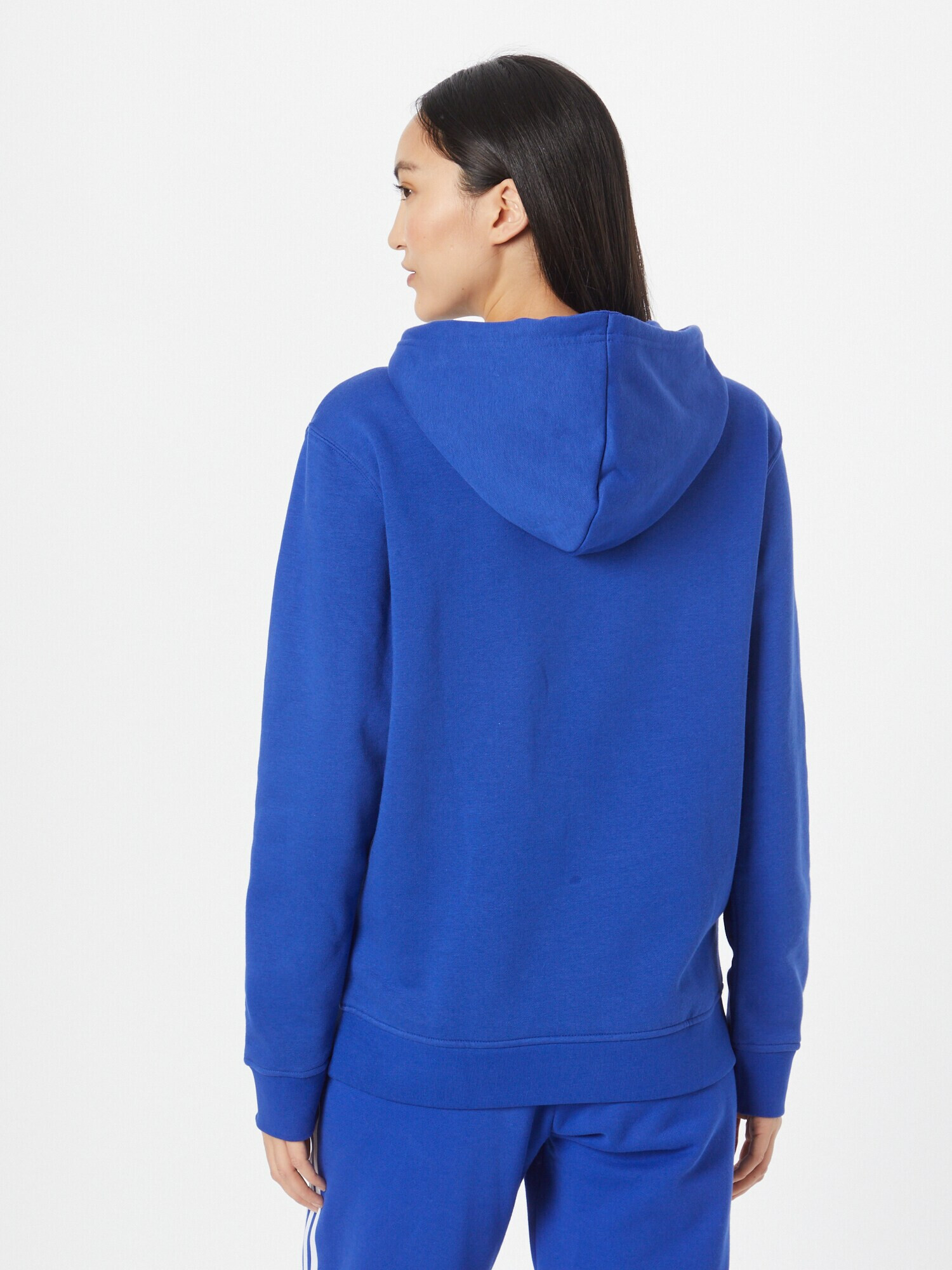 ADIDAS ORIGINALS Bluză de molton 'Adicolor Essentials Fleece' albastru / alb - Pled.ro