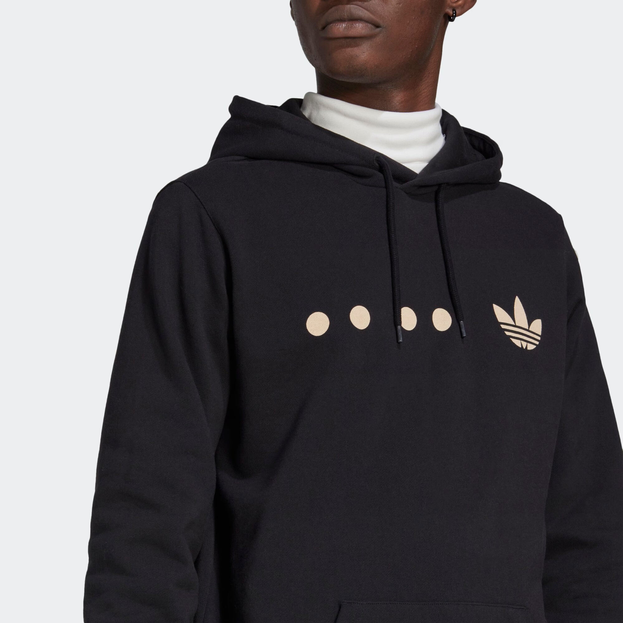 ADIDAS ORIGINALS Bluză de molton bej / negru - Pled.ro