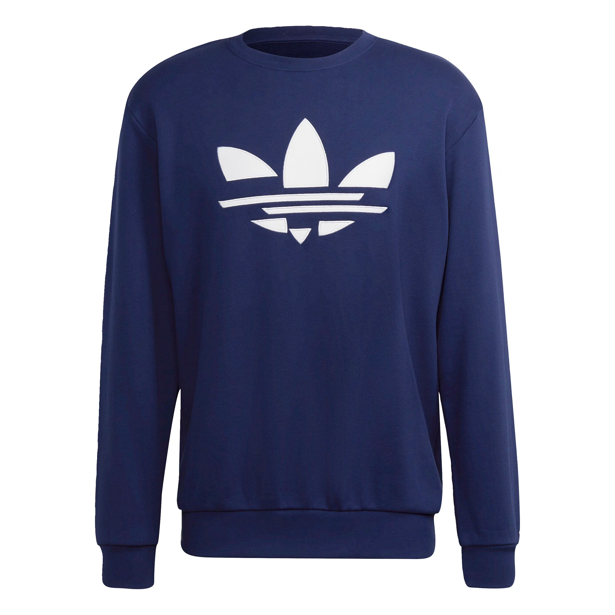 ADIDAS ORIGINALS Bluză de molton bleumarin / alb - Pled.ro