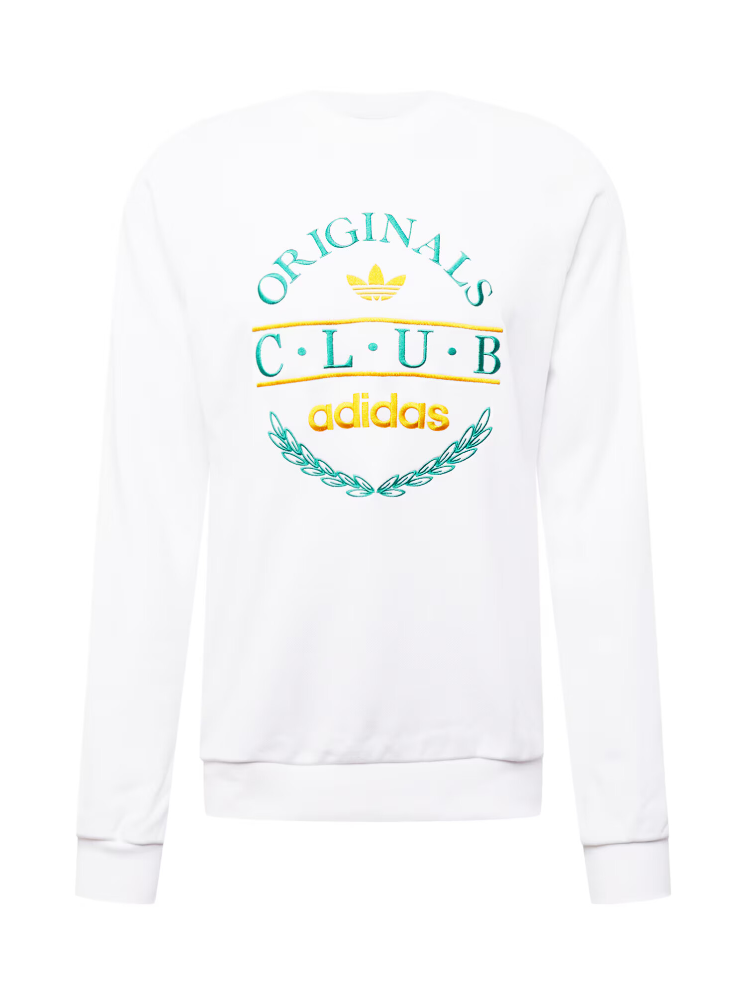 ADIDAS ORIGINALS Bluză de molton galben / verde / alb - Pled.ro