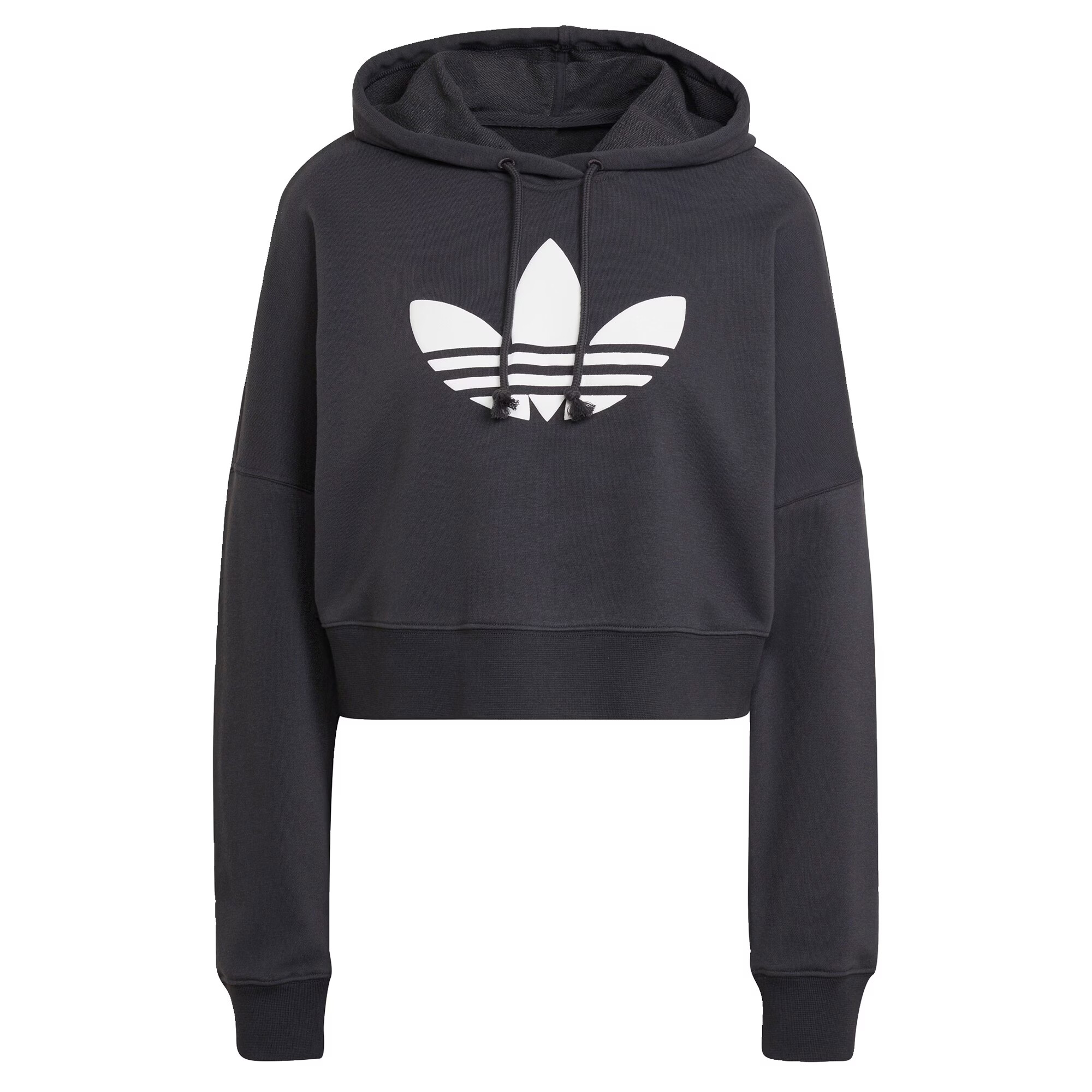 ADIDAS ORIGINALS Bluză de molton gri închis / alb - Pled.ro