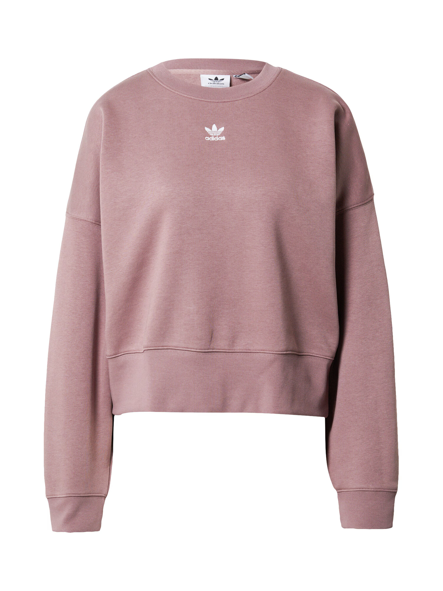 ADIDAS ORIGINALS Bluză de molton 'Adicolor Essentials Fleece' mauve / alb - Pled.ro