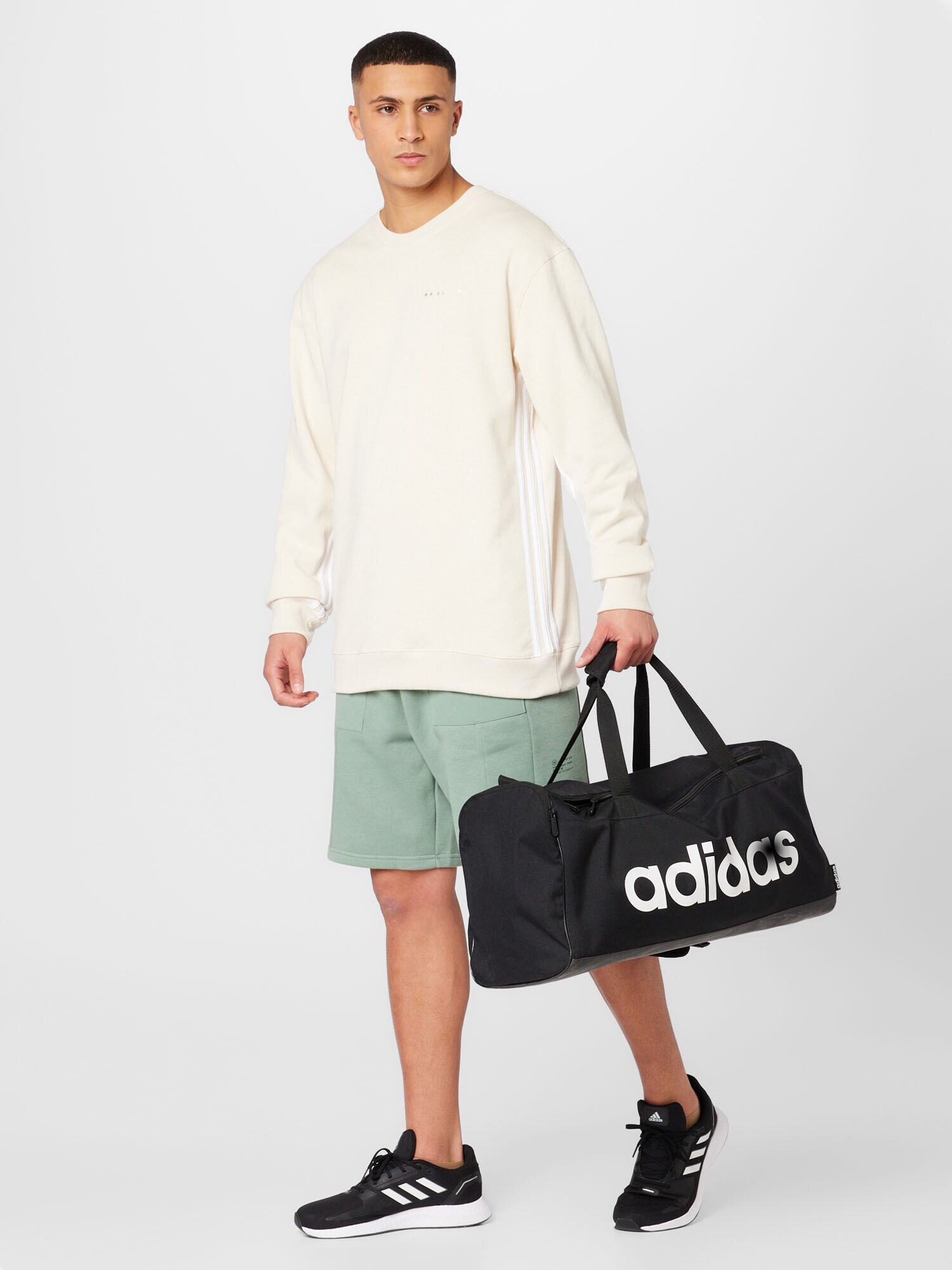 ADIDAS ORIGINALS Bluză de molton 'Rifta Metro' ecru - Pled.ro