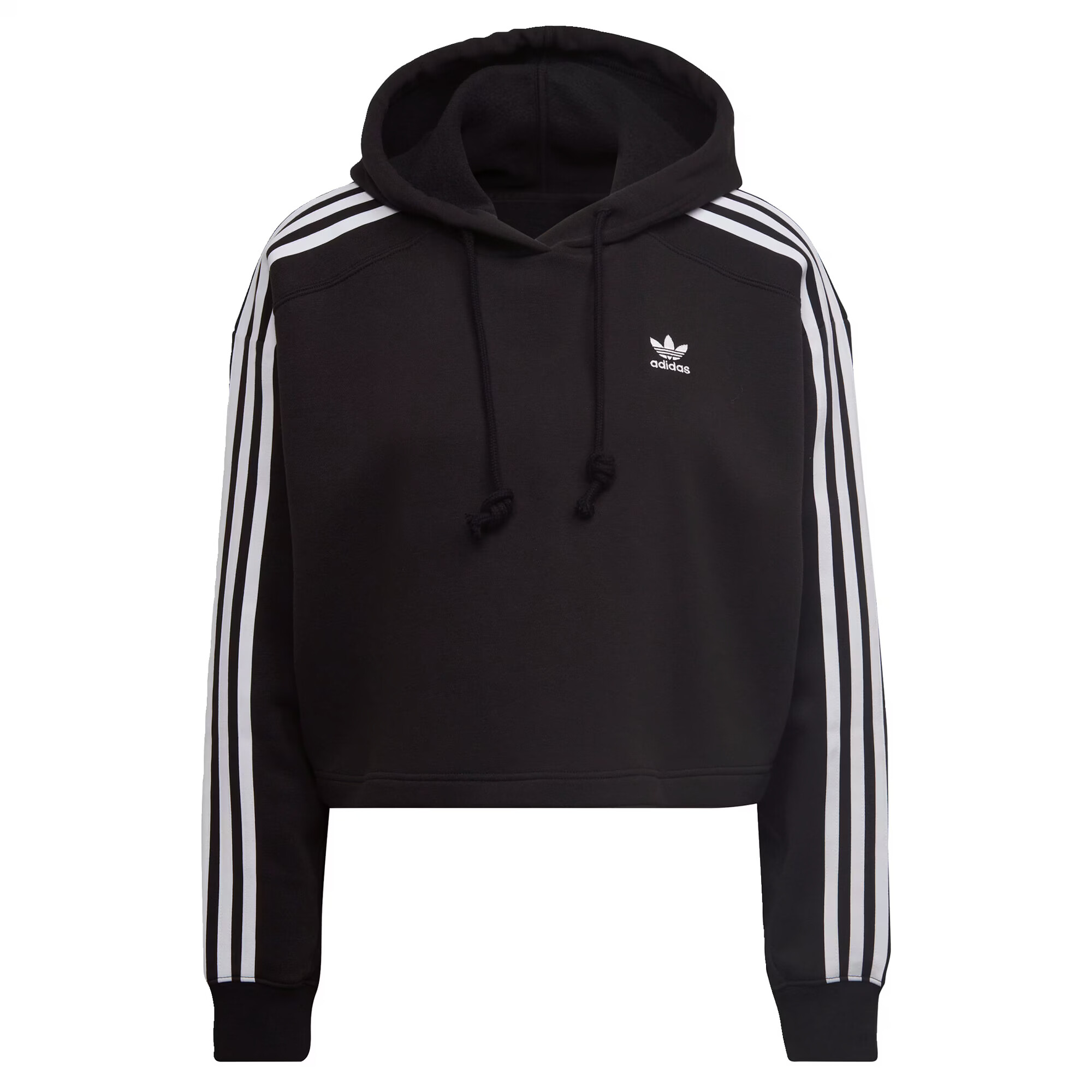 ADIDAS ORIGINALS Bluză de molton 'Adicolor Classics ' negru / alb - Pled.ro