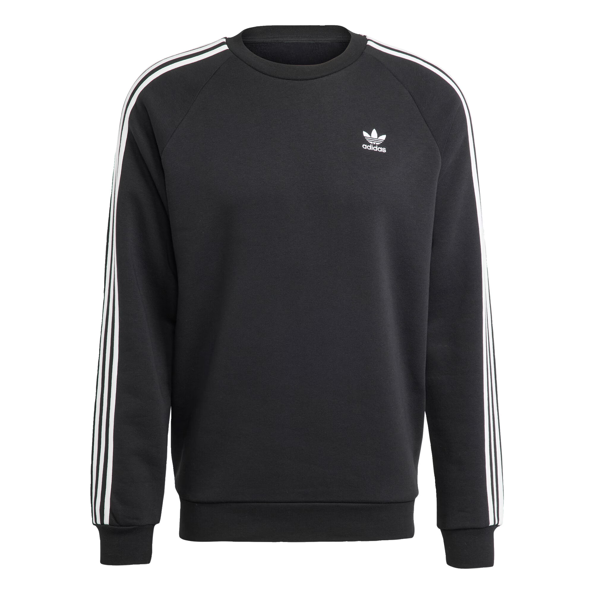 ADIDAS ORIGINALS Bluză de molton 'Adicolor Classics 3-Stripes' negru / alb - Pled.ro