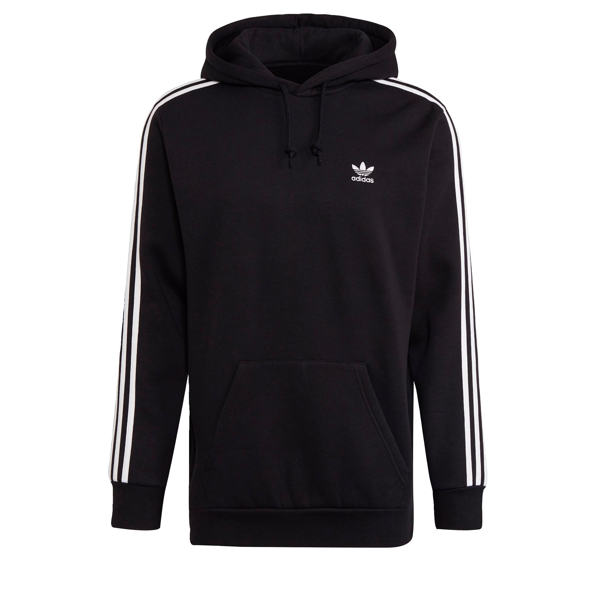 ADIDAS ORIGINALS Bluză de molton negru / alb - Pled.ro