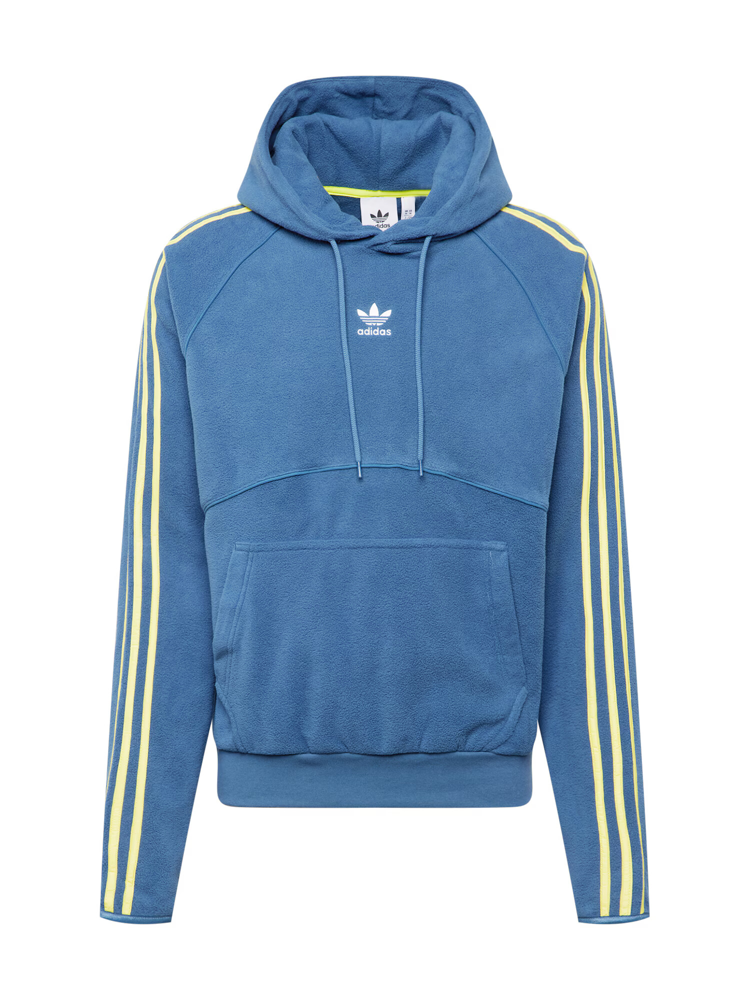 ADIDAS ORIGINALS Bluză de molton 'Polar Fleece' albastru fumuriu / galben / alb - Pled.ro