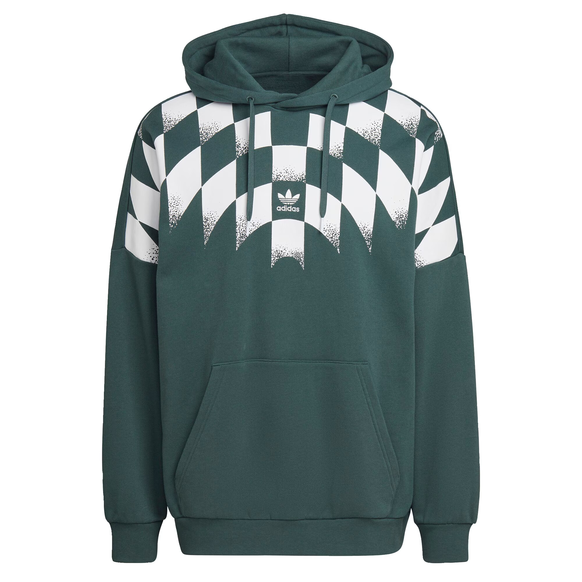 ADIDAS ORIGINALS Bluză de molton 'Rekive Graphic' verde / alb - Pled.ro