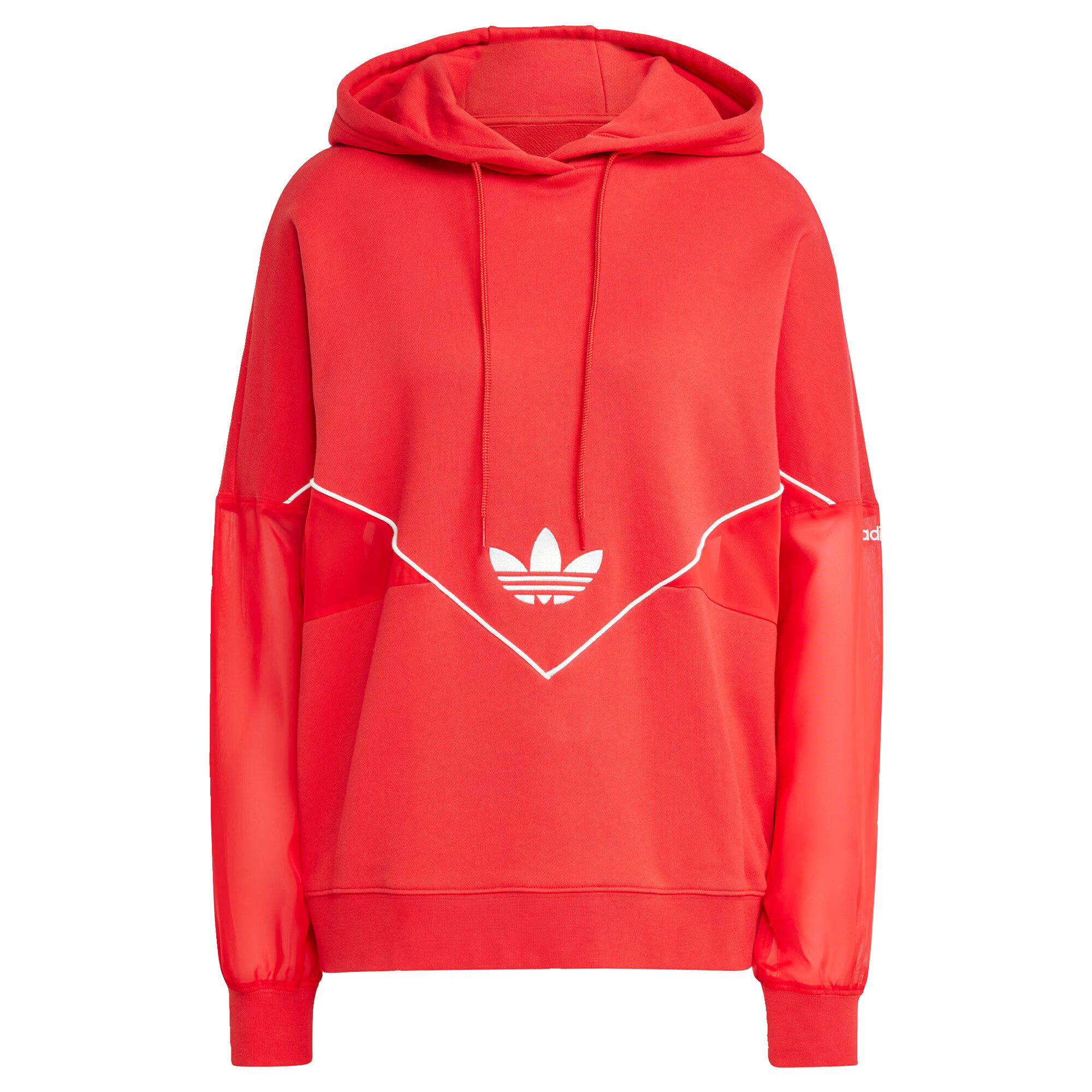 ADIDAS ORIGINALS Bluză de molton roșu / alb - Pled.ro