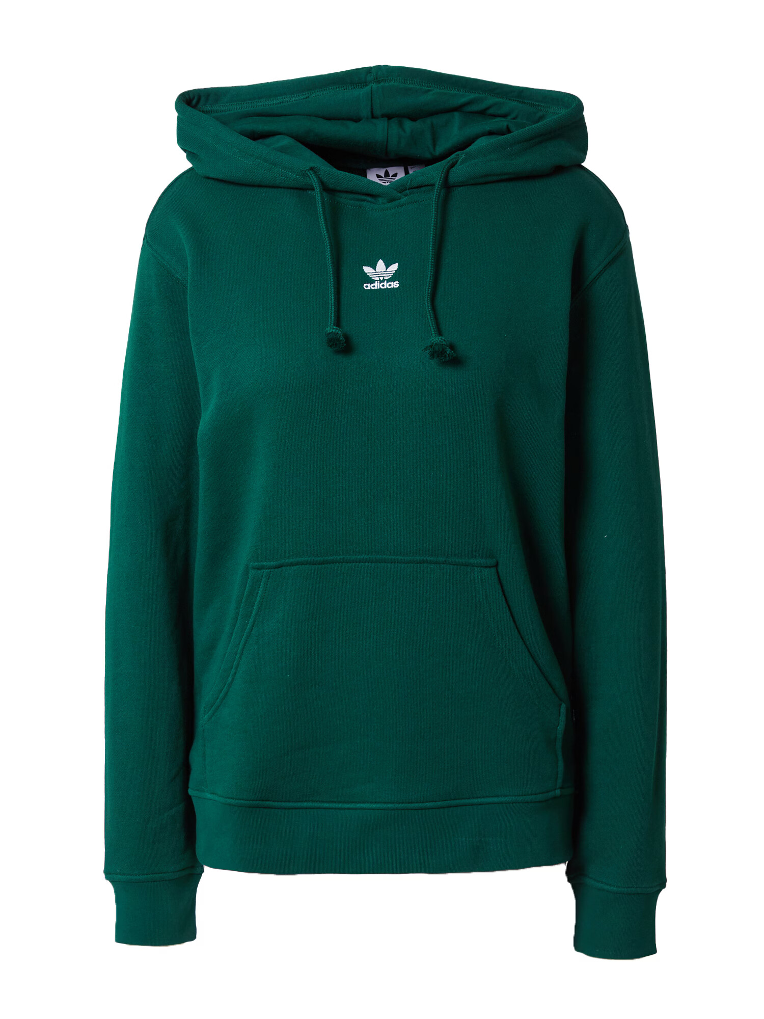 ADIDAS ORIGINALS Bluză de molton verde închis / alb - Pled.ro