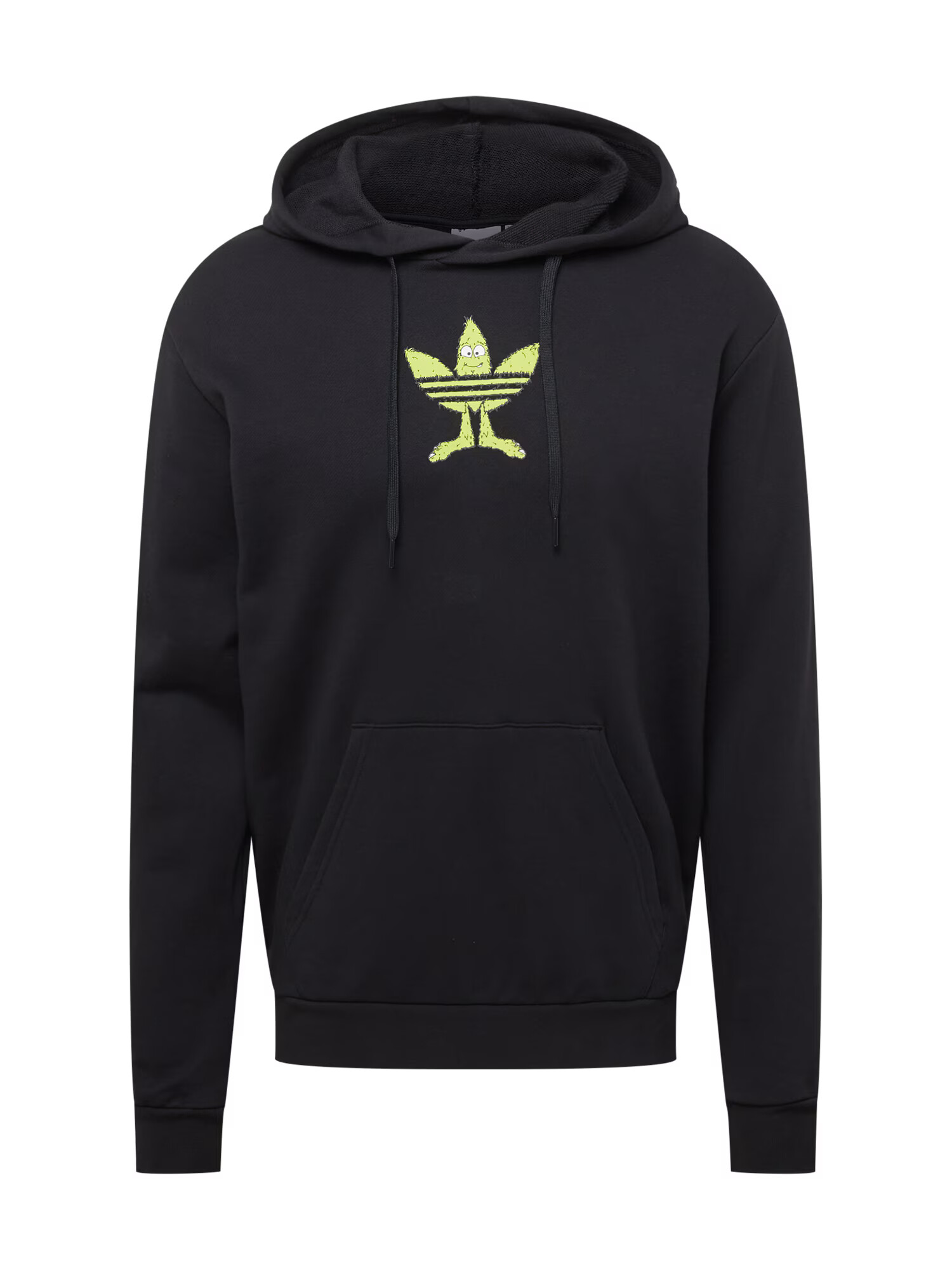 ADIDAS ORIGINALS Bluză de molton 'Graphic Fun' verde limetă / portocaliu / negru / alb - Pled.ro