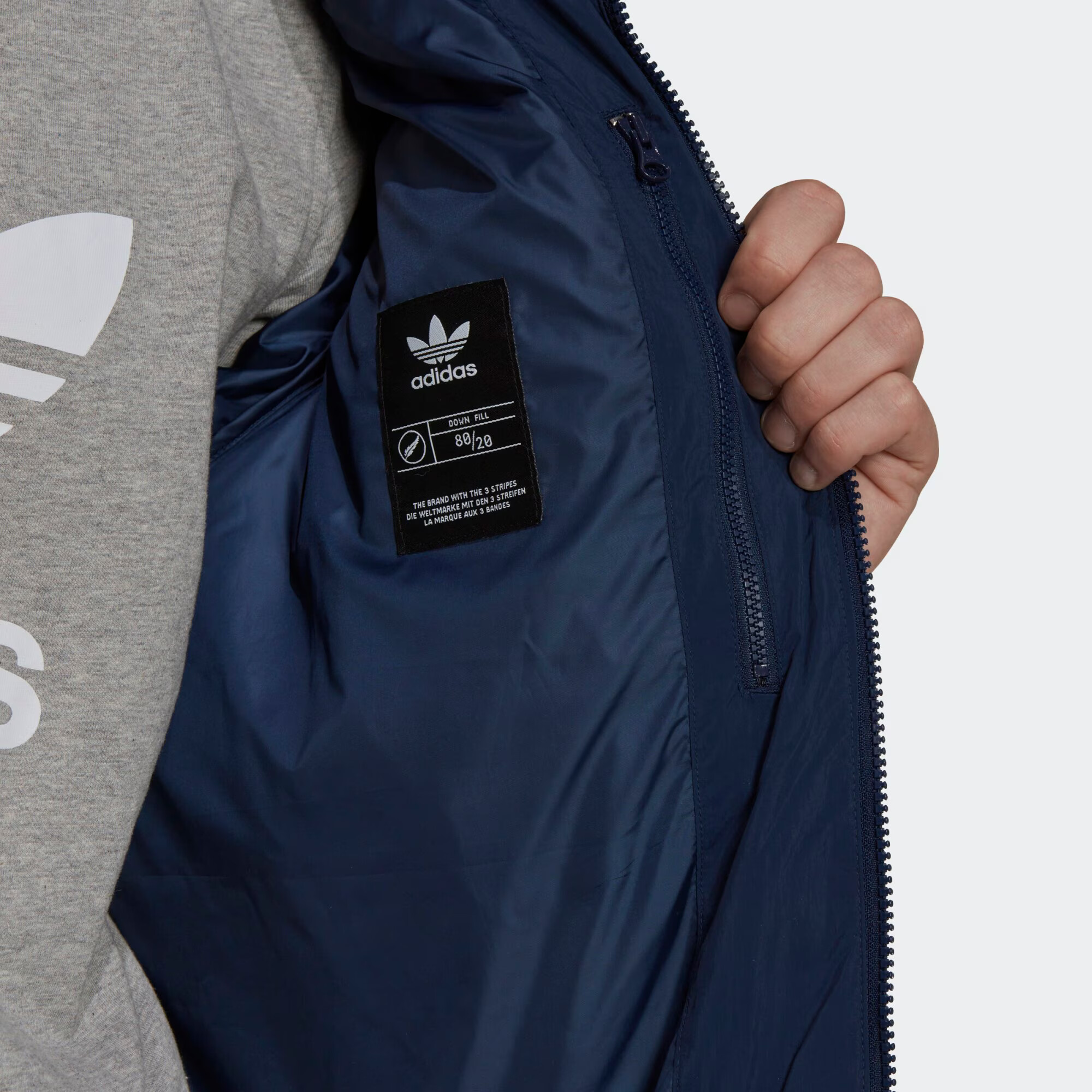 ADIDAS ORIGINALS Geacă de iarnă 'Down Regen ' indigo / portocaliu - Pled.ro