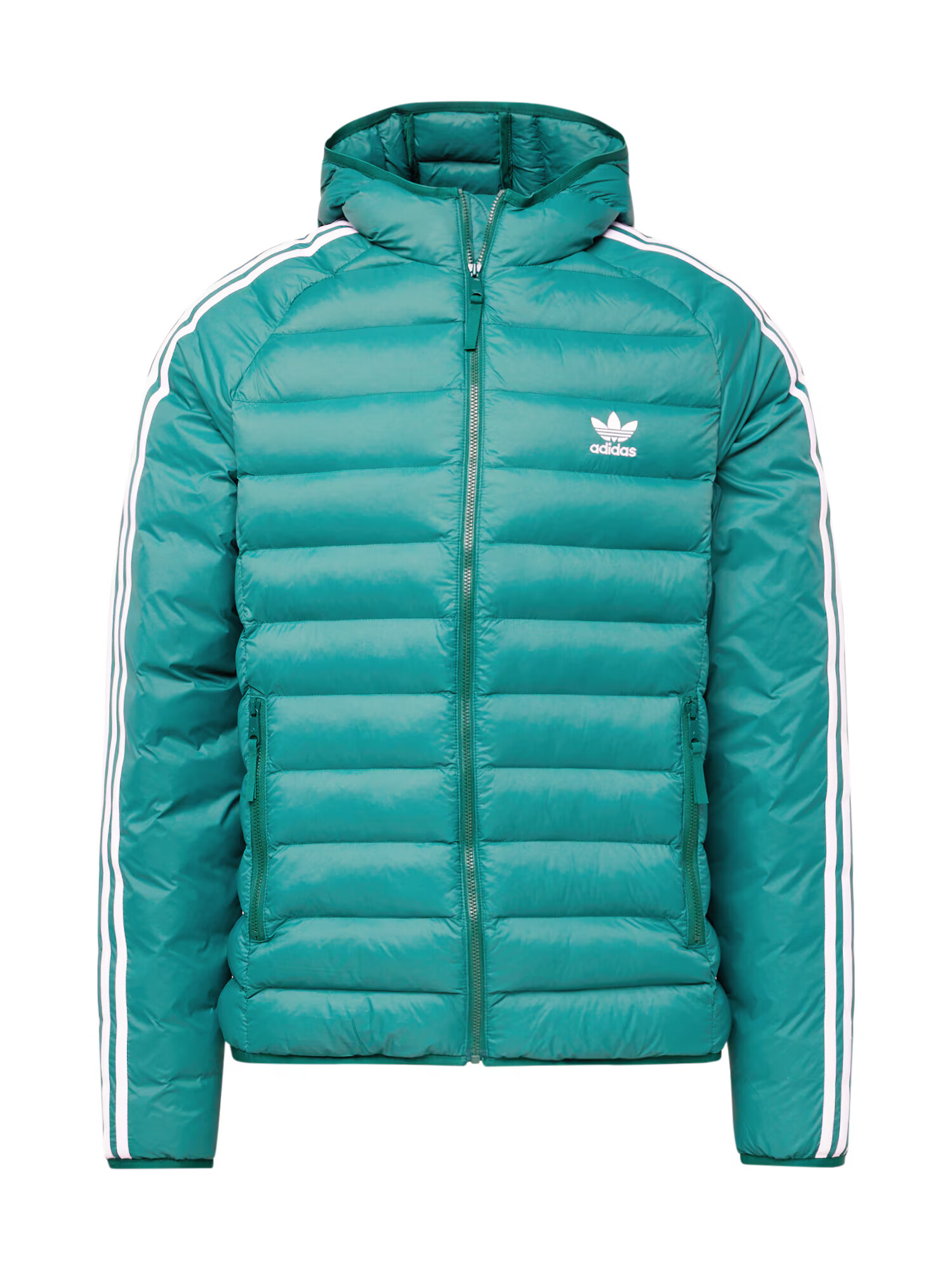 ADIDAS ORIGINALS Geacă de iarnă verde jad / alb - Pled.ro