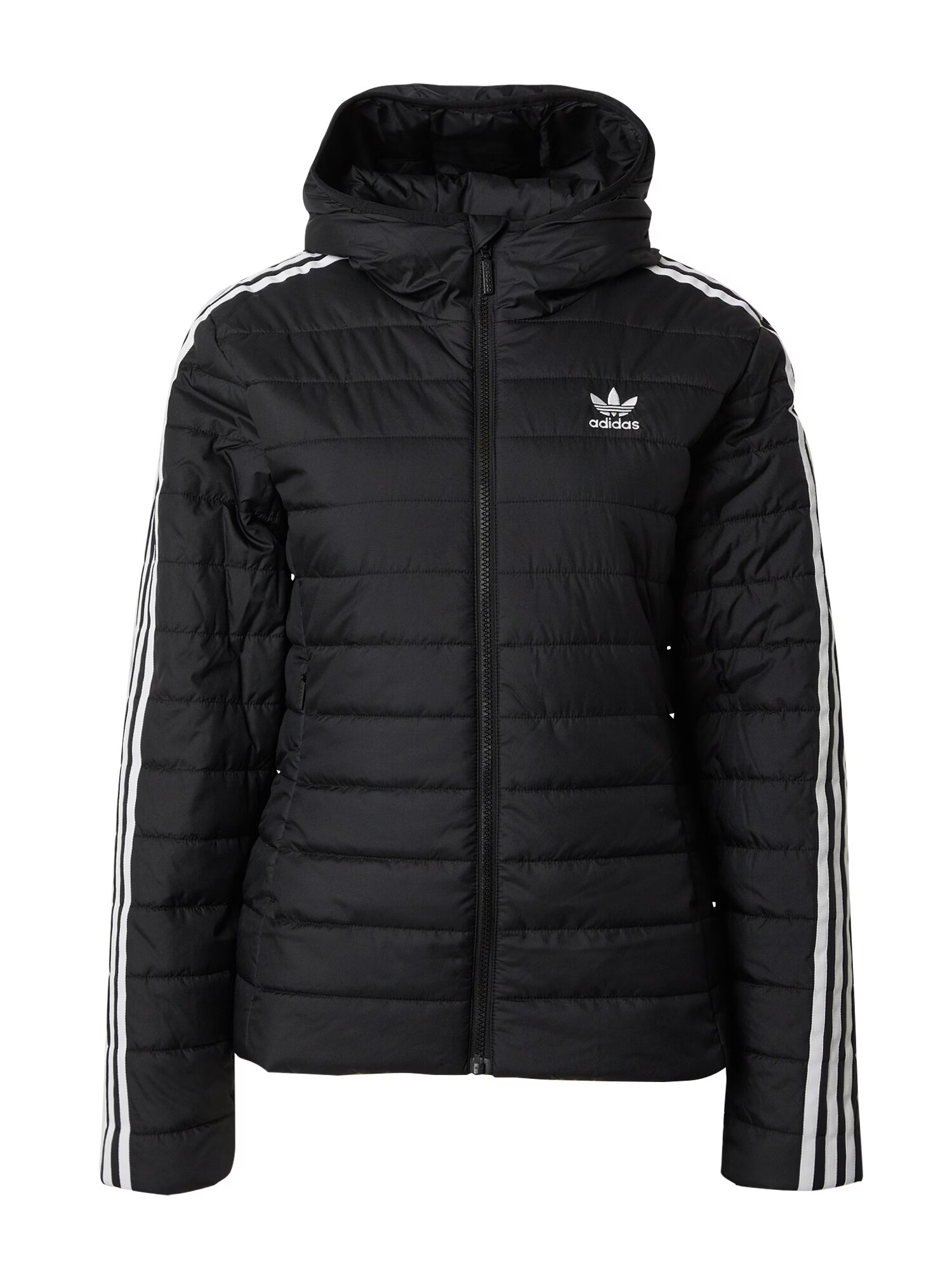 ADIDAS ORIGINALS Geacă de primăvară-toamnă 'ADICOLOR' negru / alb - Pled.ro