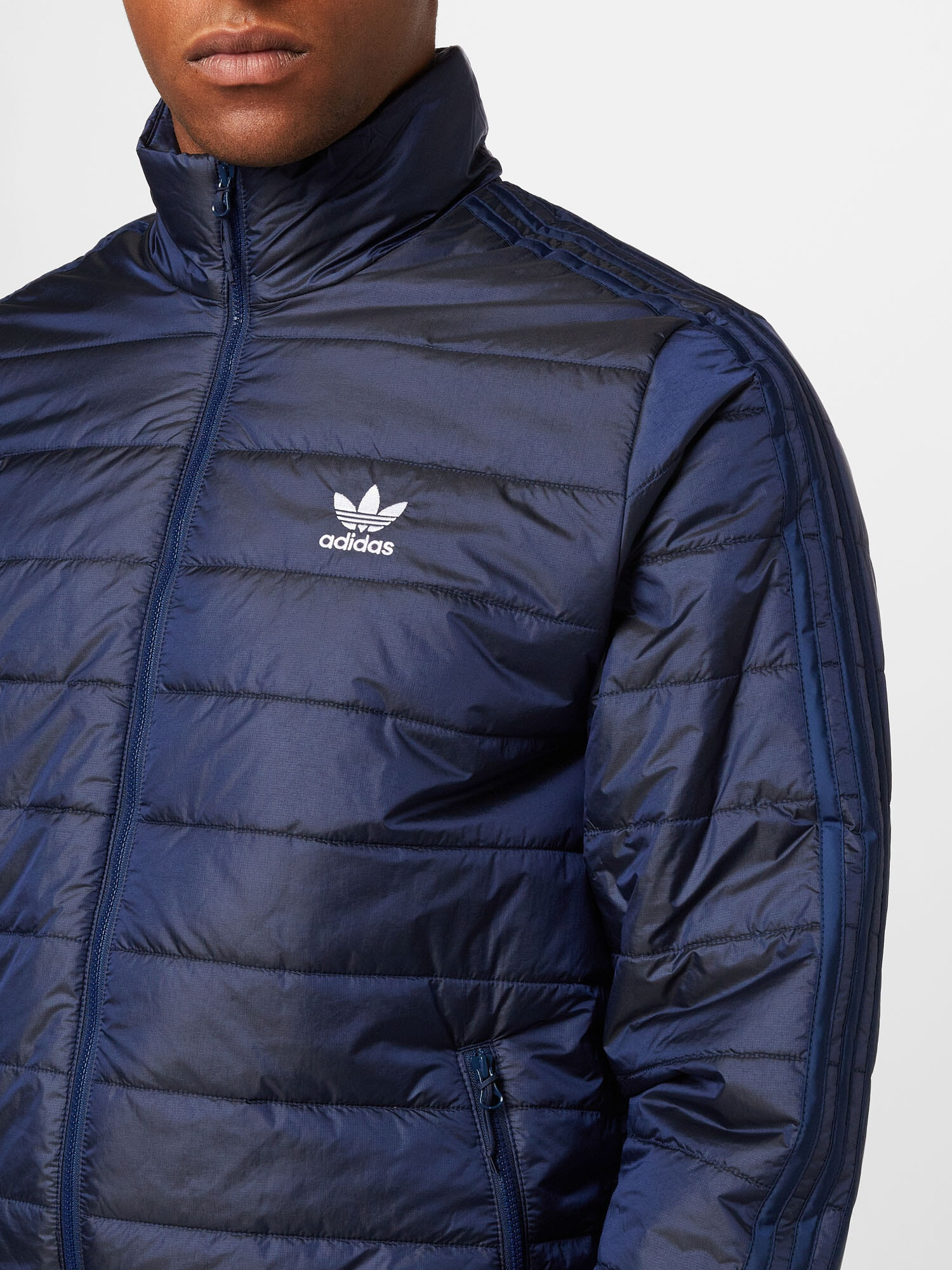 ADIDAS ORIGINALS Geacă de primăvară-toamnă albastru închis / alb - Pled.ro