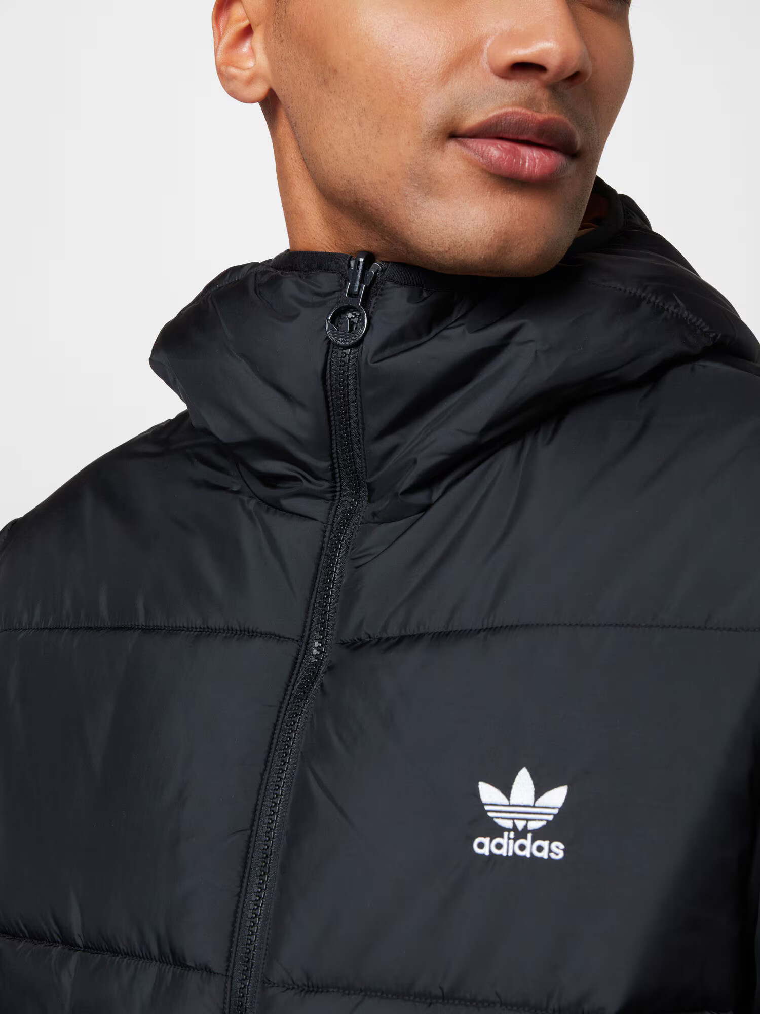 ADIDAS ORIGINALS Geacă de primăvară-toamnă 'Padded Reversible' bej / negru / alb - Pled.ro