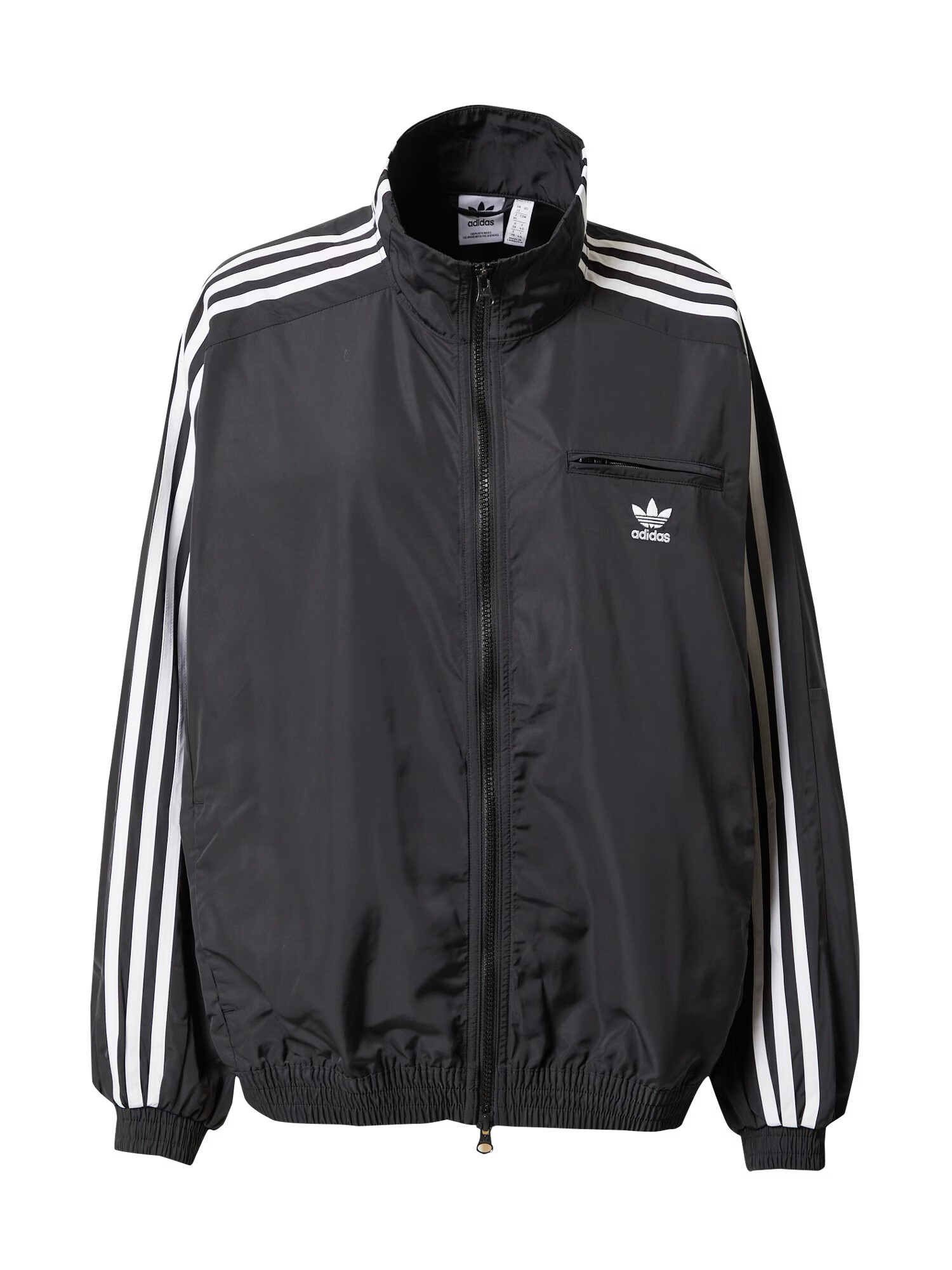 ADIDAS ORIGINALS Geacă de primăvară-toamnă 'Adicolor Classics' negru / alb - Pled.ro