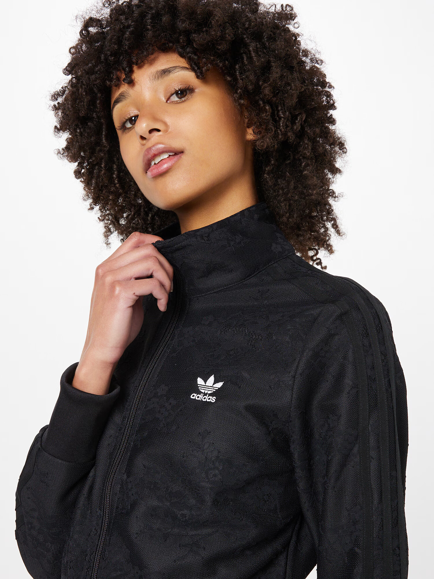 ADIDAS ORIGINALS Geacă de primăvară-toamnă negru / alb - Pled.ro