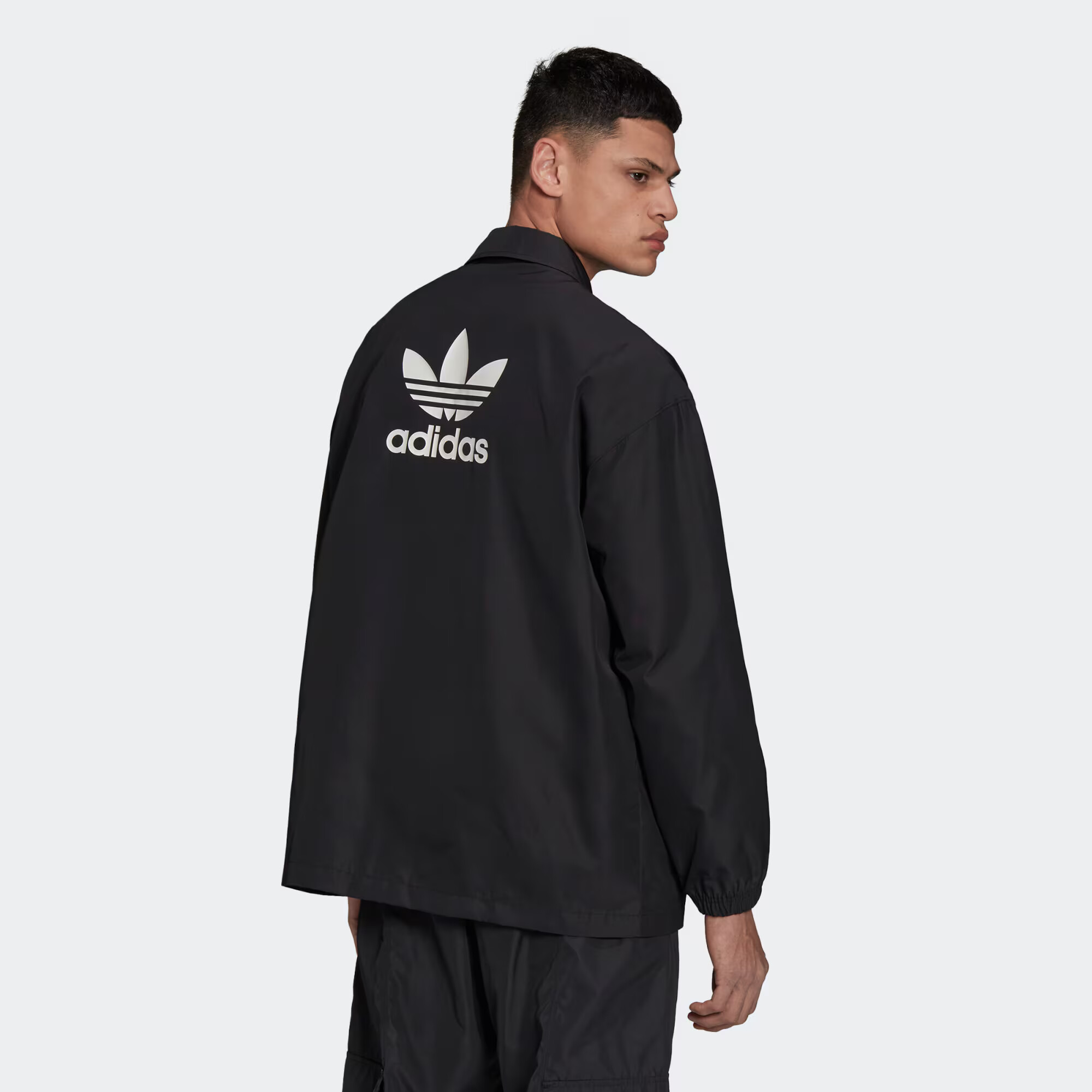 ADIDAS ORIGINALS Geacă de primăvară-toamnă 'Adicolor Classics Trefoil ' negru / alb - Pled.ro