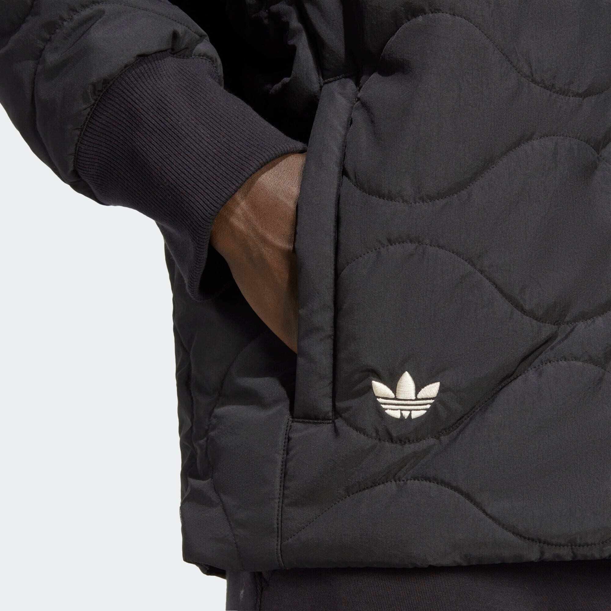 ADIDAS ORIGINALS Geacă de primăvară-toamnă 'Adicolor Neuclassics' negru / alb - Pled.ro