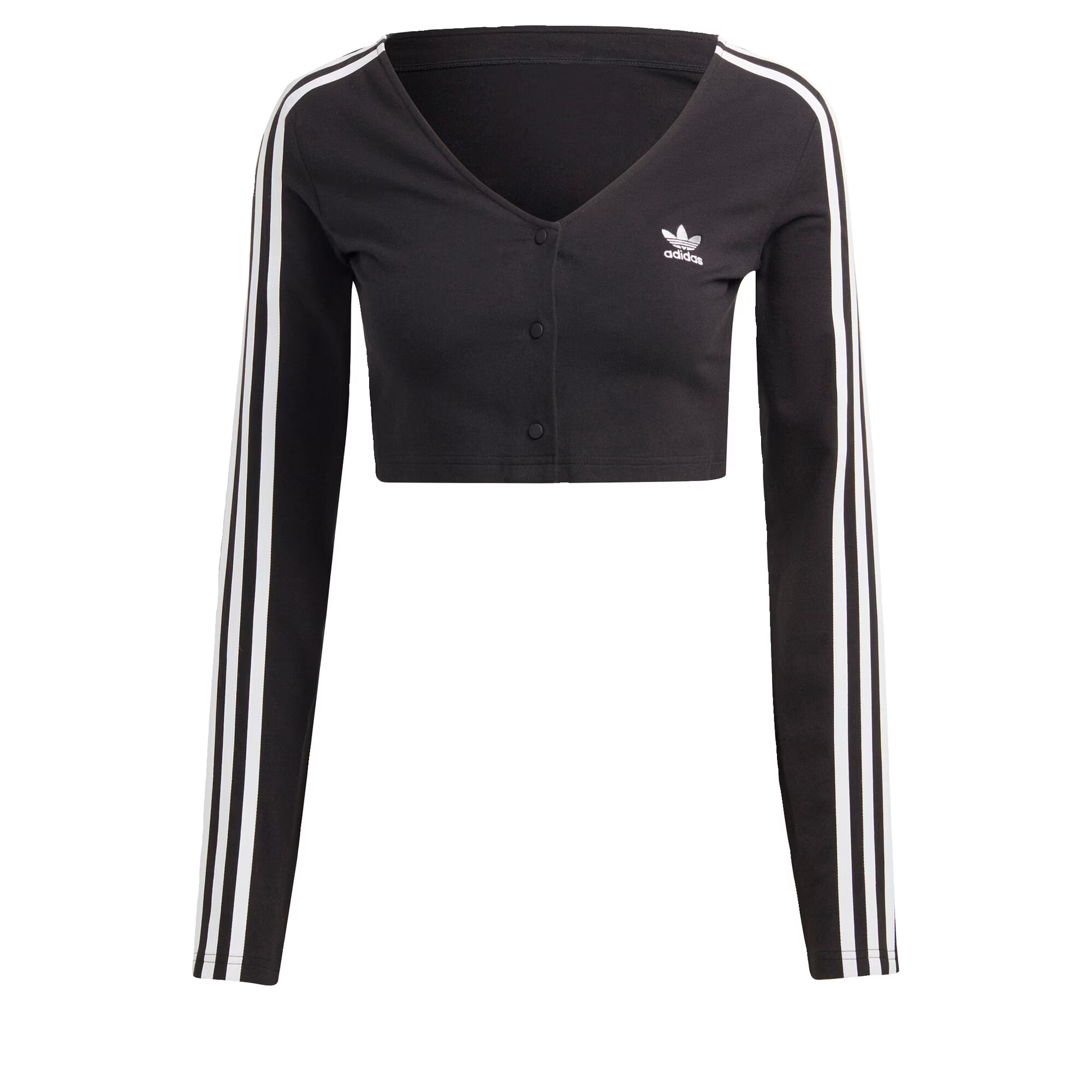 ADIDAS ORIGINALS Tricou 'Adicolor Classics 3-Streifen' negru / alb - Pled.ro