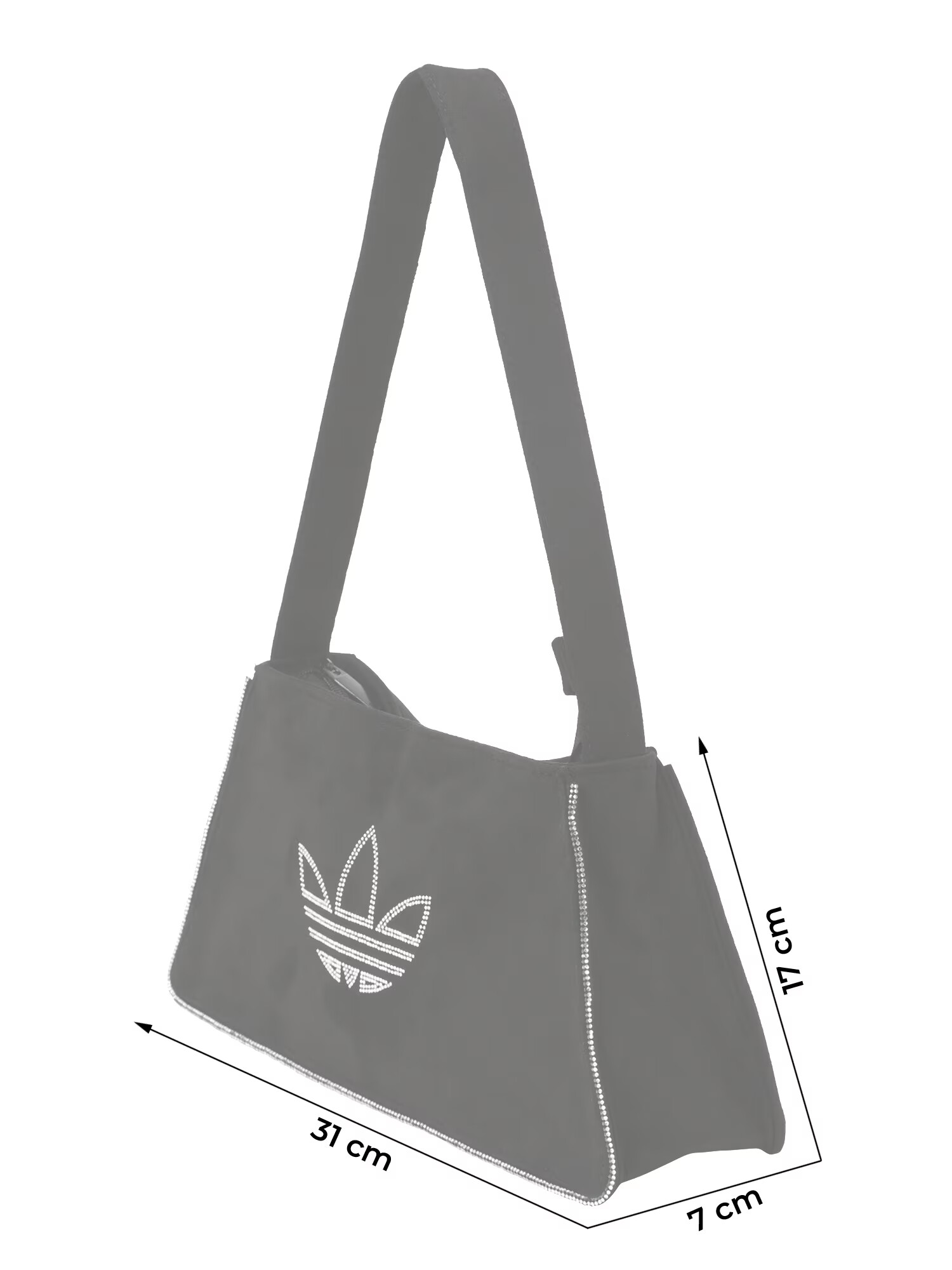 ADIDAS ORIGINALS Geantă de umăr negru / argintiu - Pled.ro