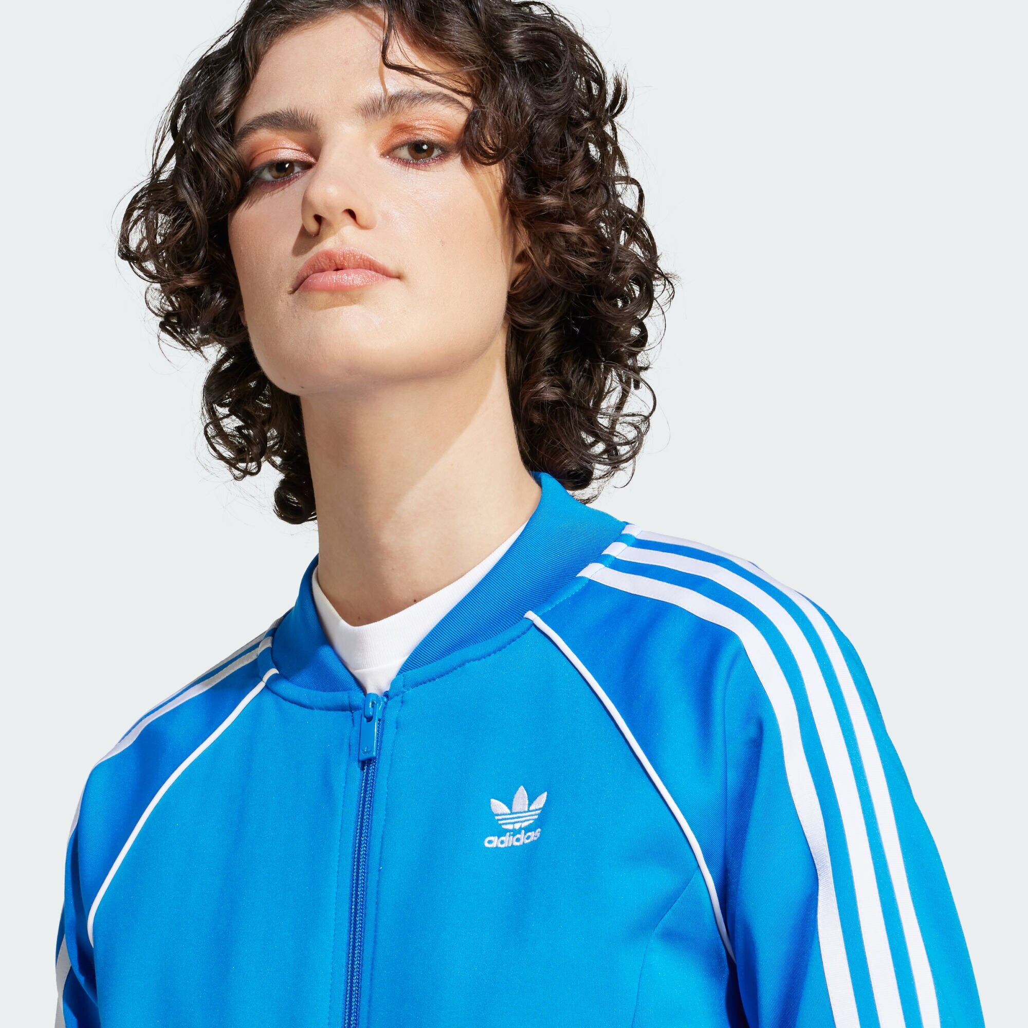 ADIDAS ORIGINALS Hanorac 'Adicolor Classics SST' azur / alb - Pled.ro