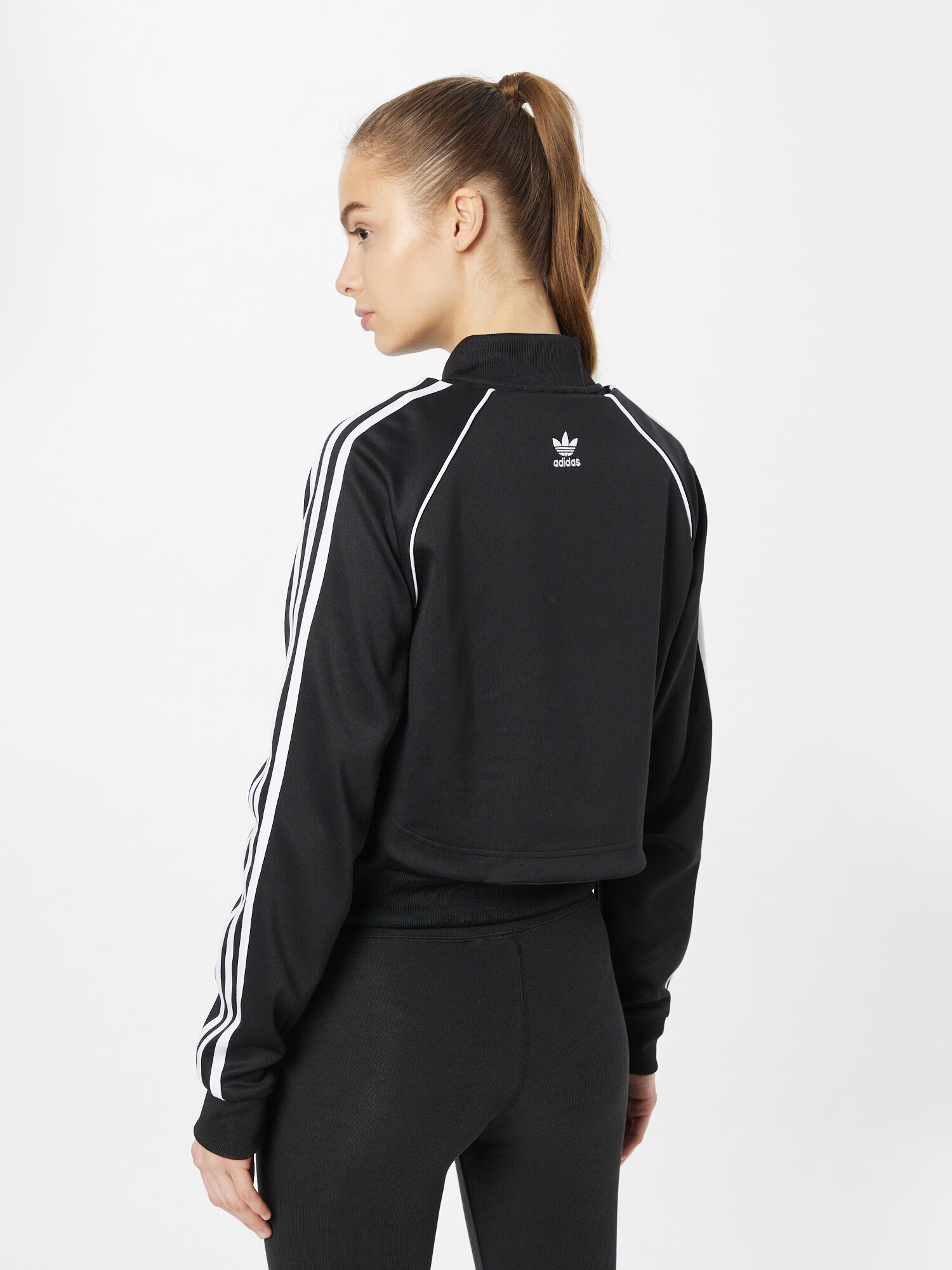 ADIDAS ORIGINALS Hanorac 'Always Original Sst' negru / alb - Pled.ro