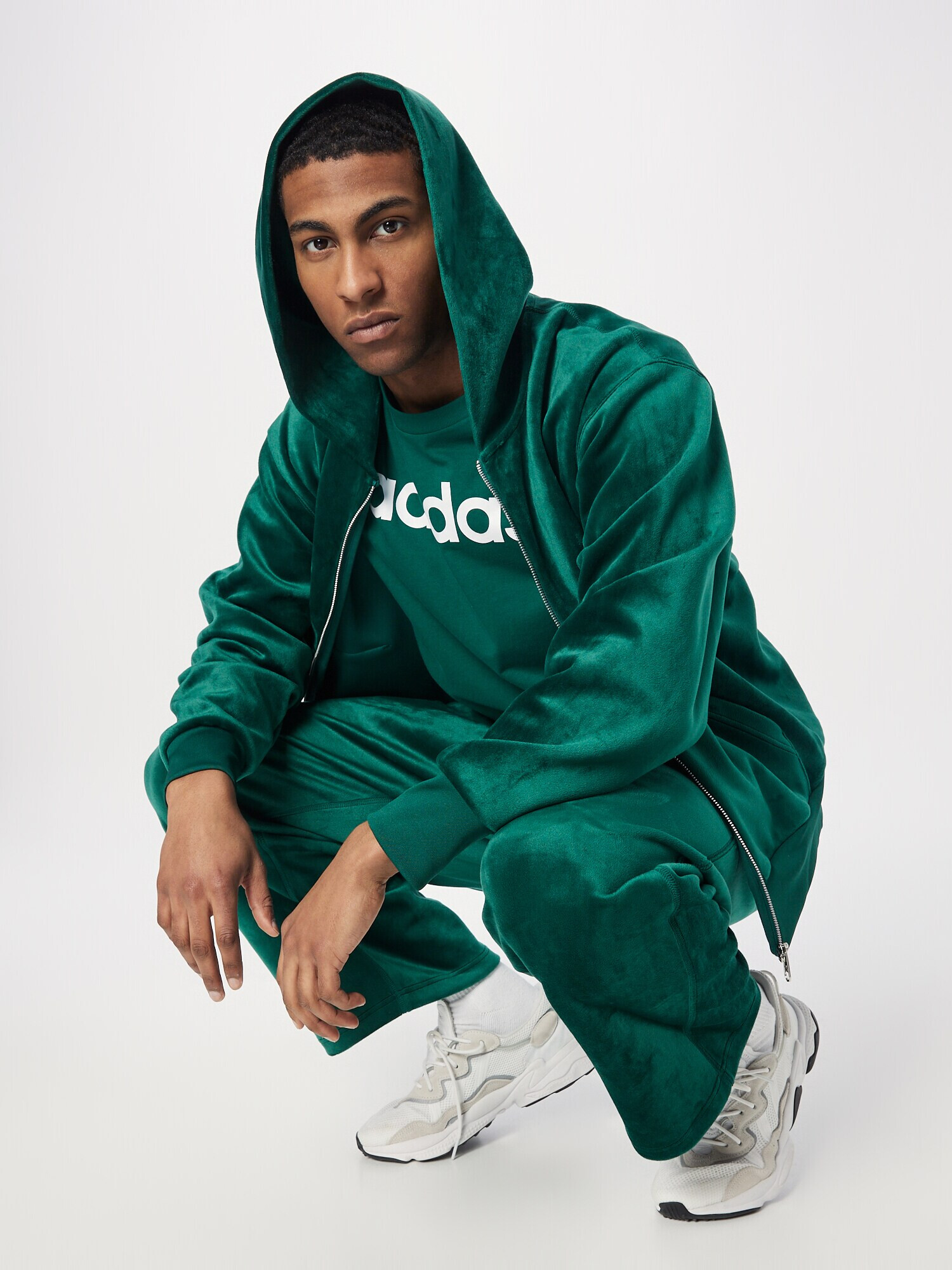 ADIDAS ORIGINALS Hanorac 'Premium Essentials+' verde închis - Pled.ro