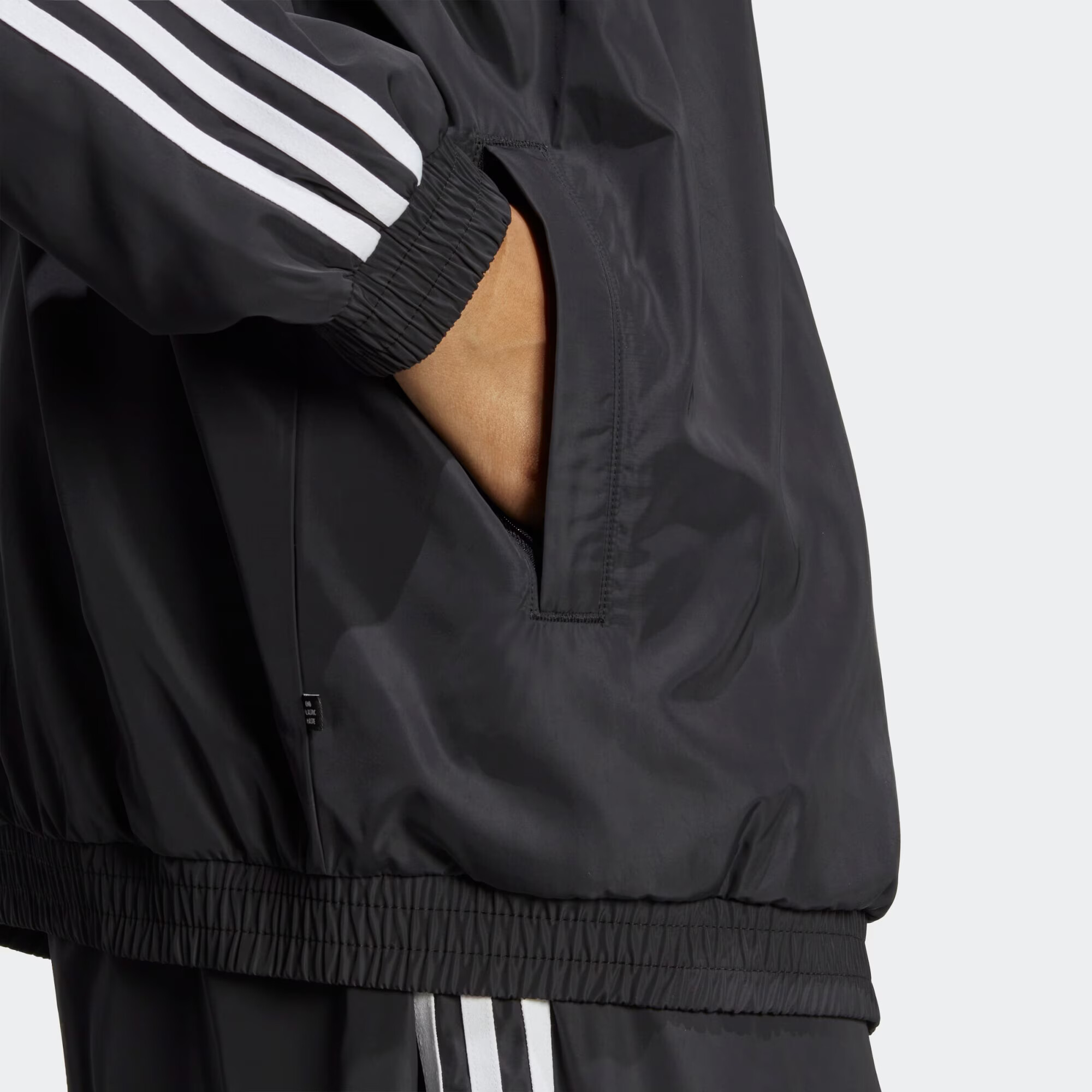 ADIDAS ORIGINALS Geacă de primăvară-toamnă negru / alb - Pled.ro