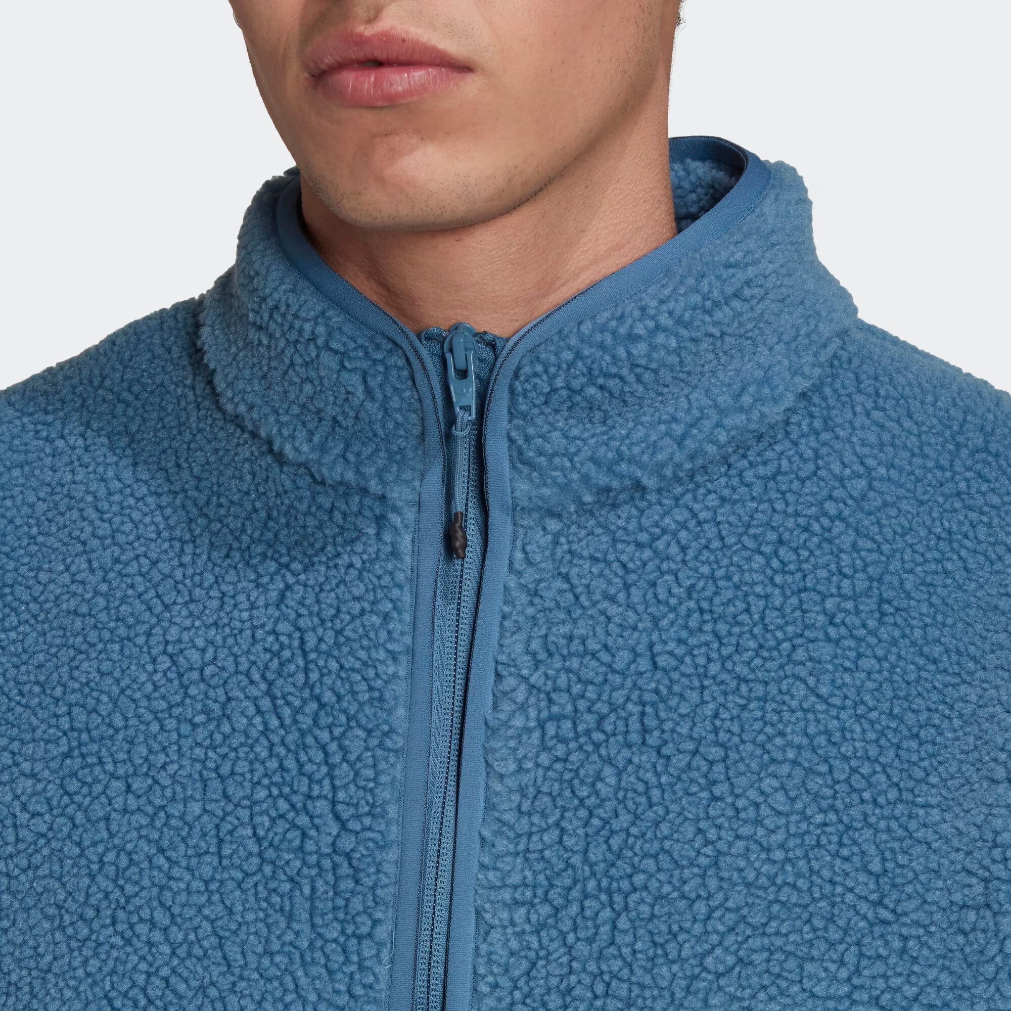 ADIDAS ORIGINALS Jachetă fleece 'Reclaim Sherpa' albastru - Pled.ro