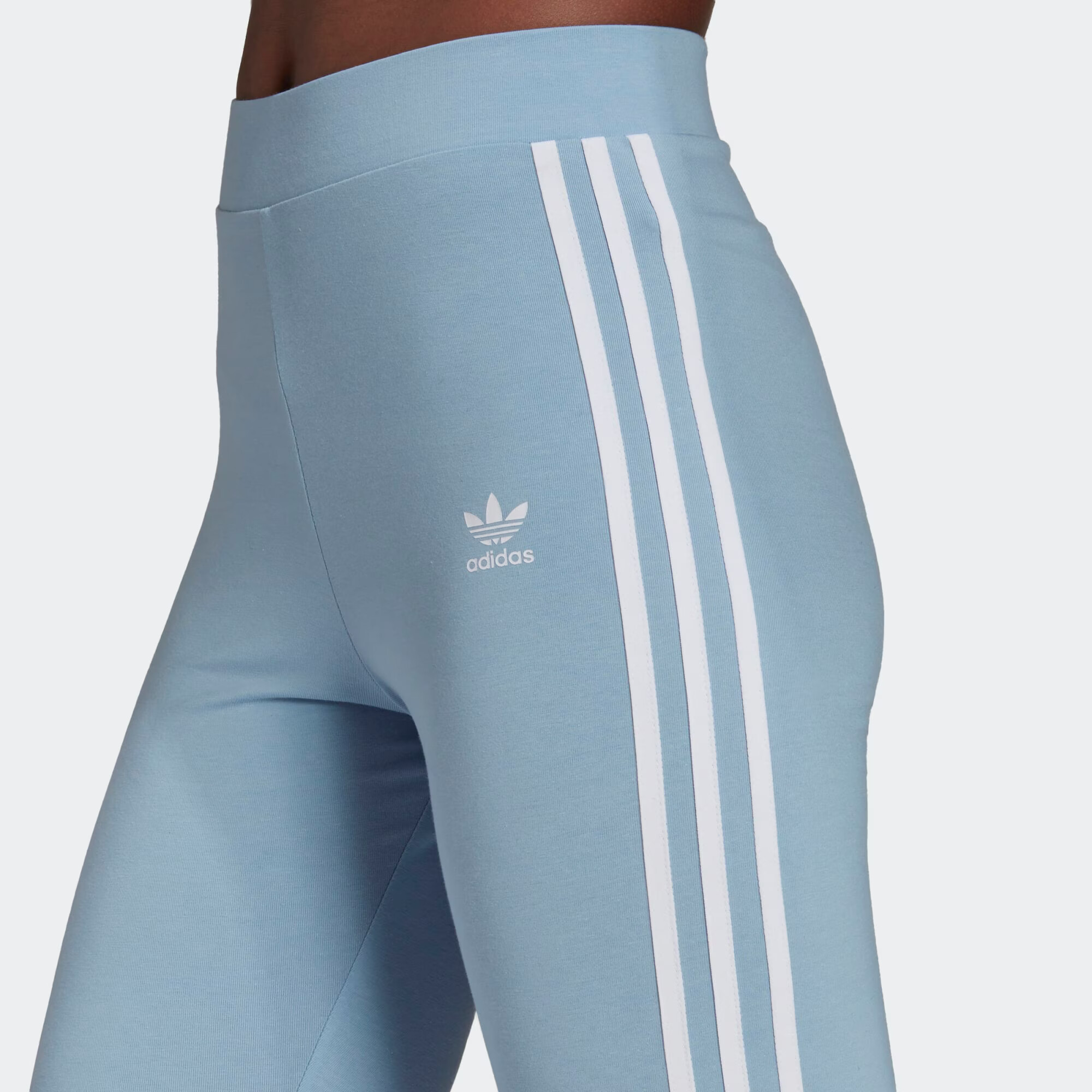 ADIDAS ORIGINALS Leggings albastru deschis / alb - Pled.ro