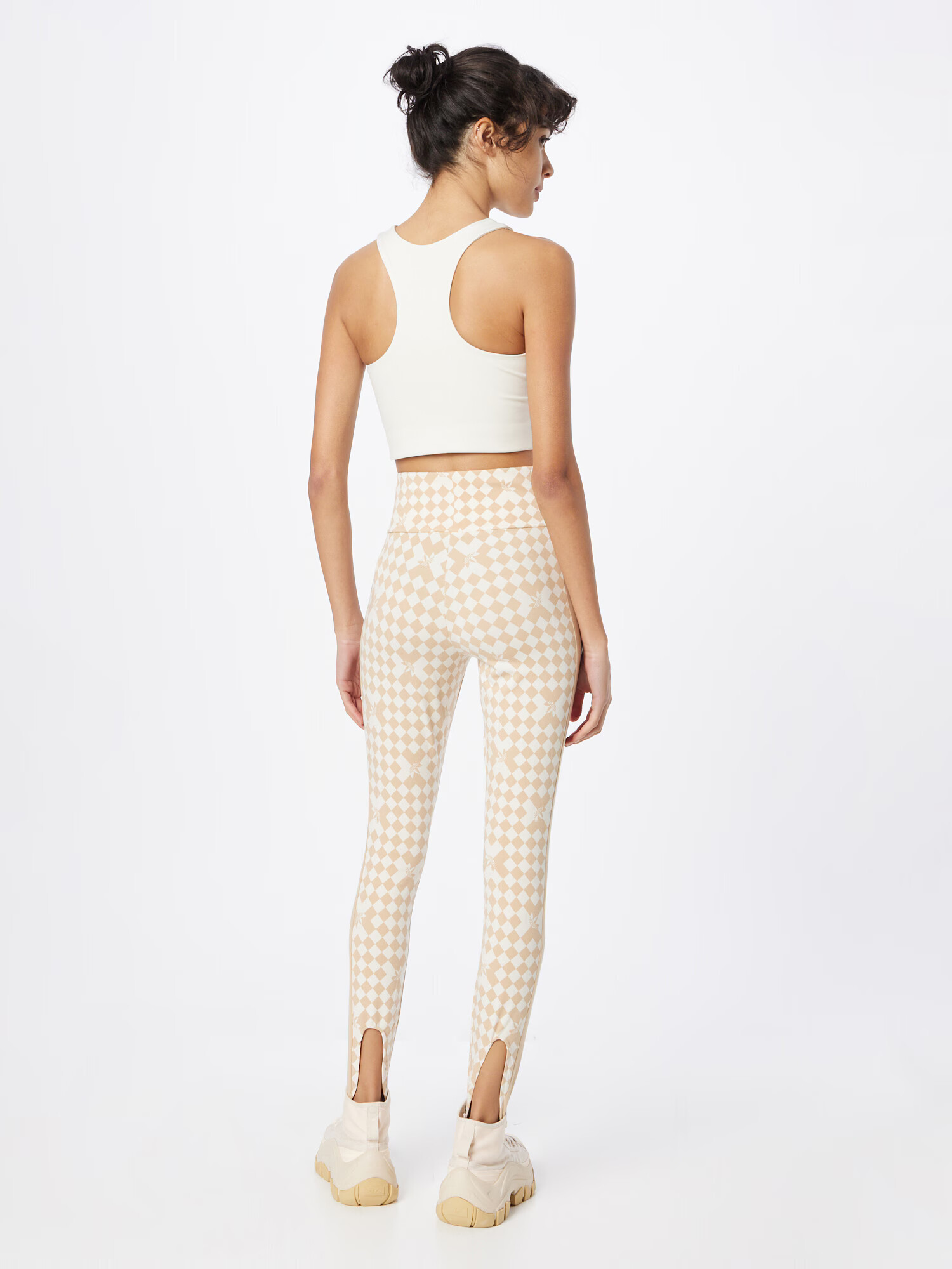 ADIDAS ORIGINALS Leggings bej deschis / alb - Pled.ro