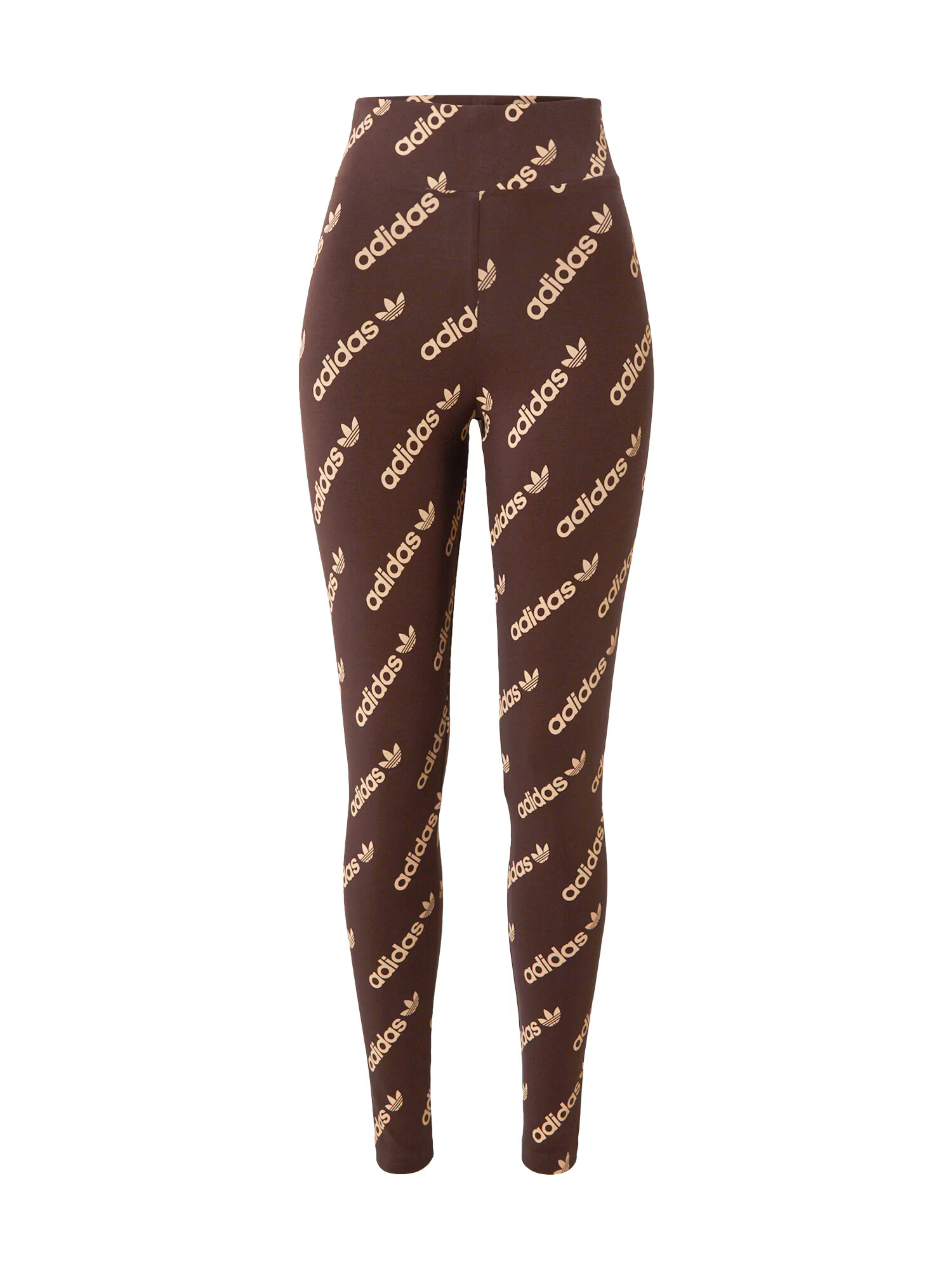 ADIDAS ORIGINALS Leggings bej / maro închis - Pled.ro