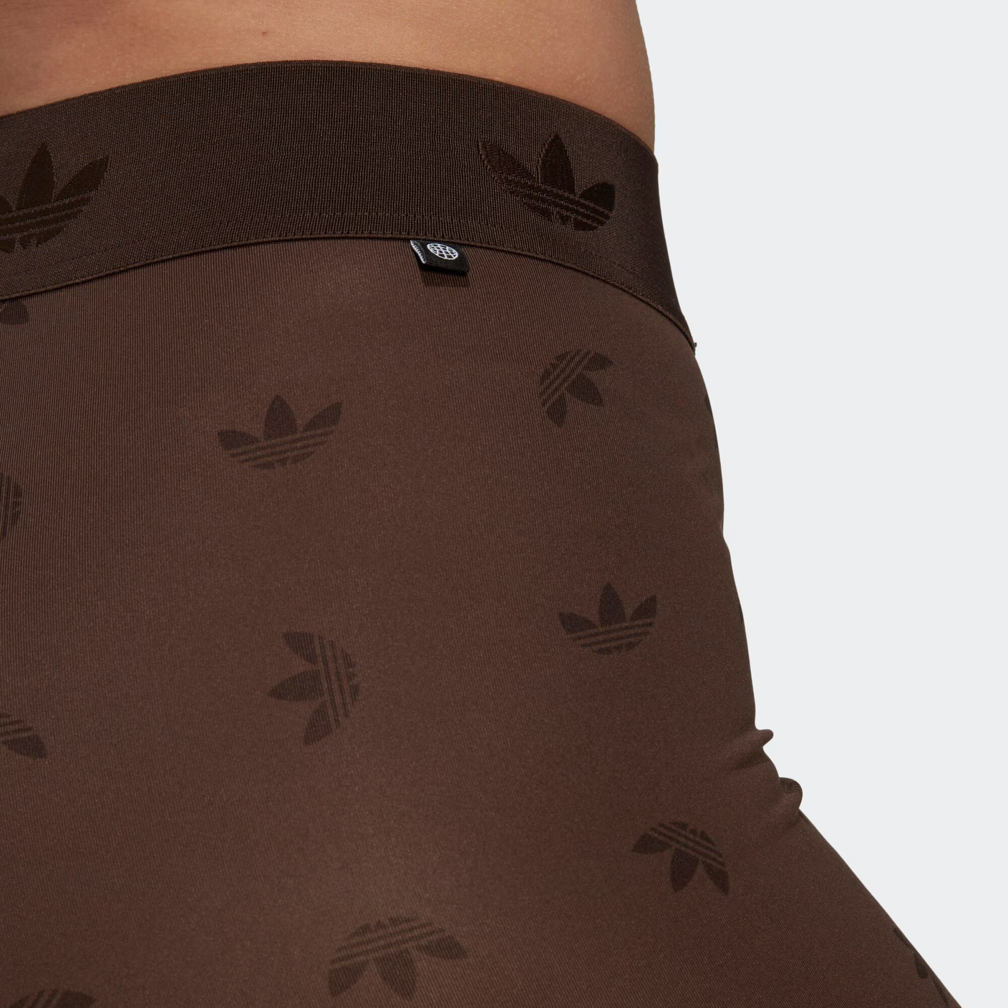 ADIDAS ORIGINALS Leggings ' High Waist Allover Print' ciocolatiu / maro închis - Pled.ro