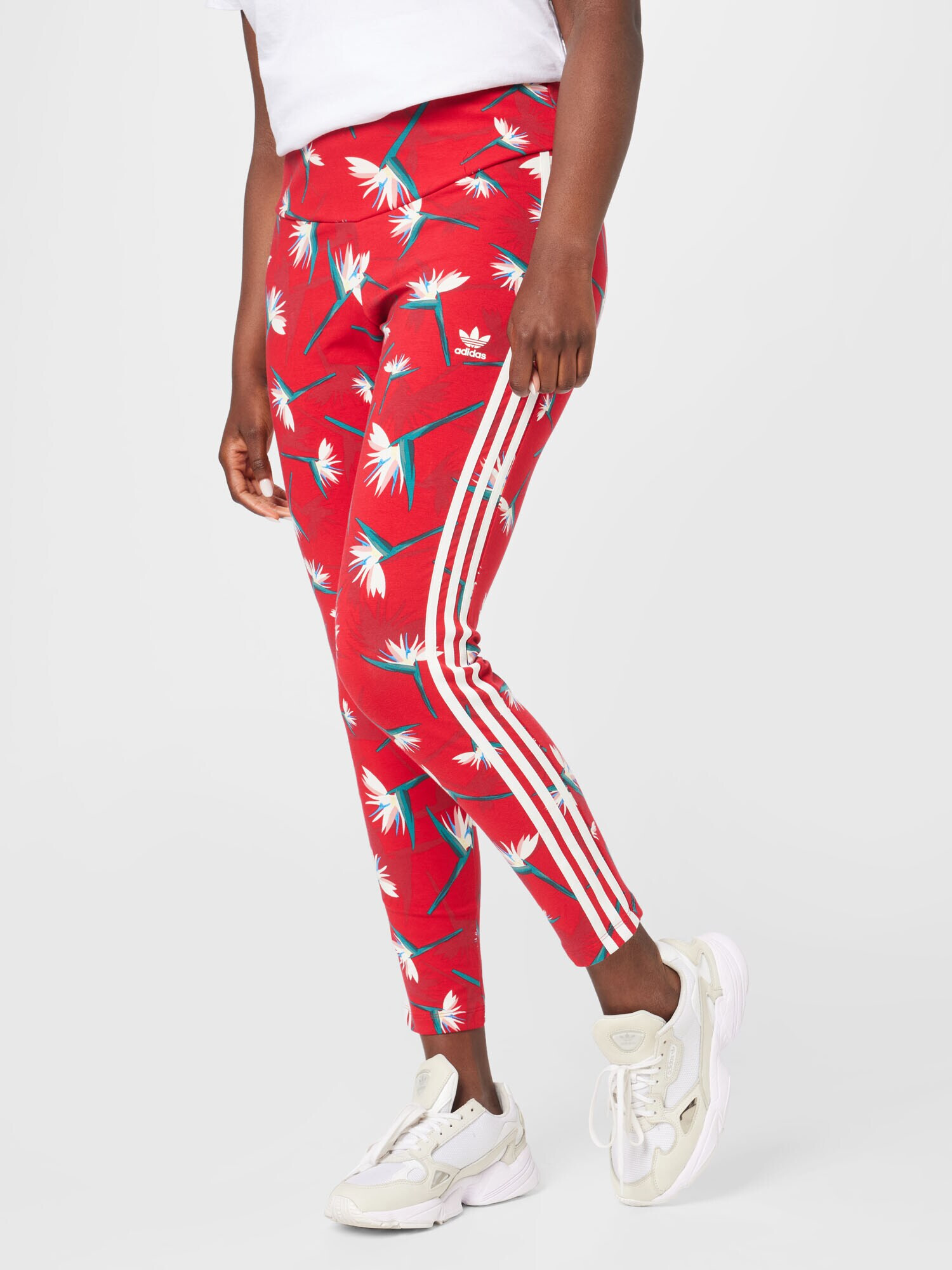 ADIDAS ORIGINALS Leggings mai multe culori / roșu - Pled.ro