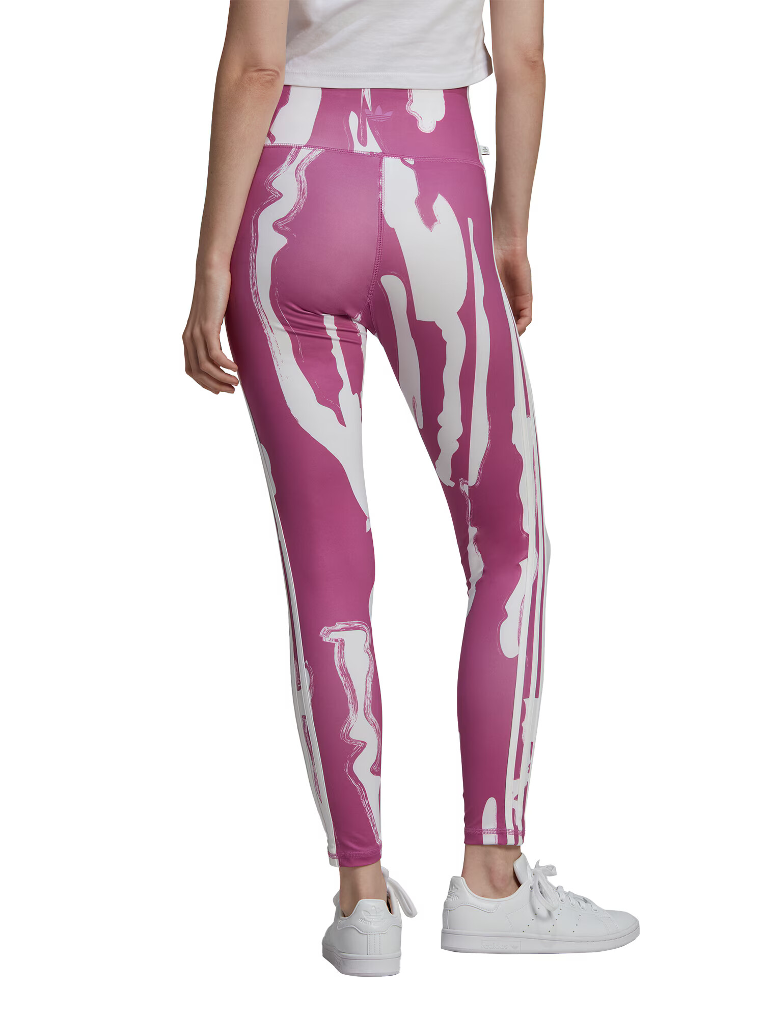 ADIDAS ORIGINALS Leggings mov zmeură / alb - Pled.ro