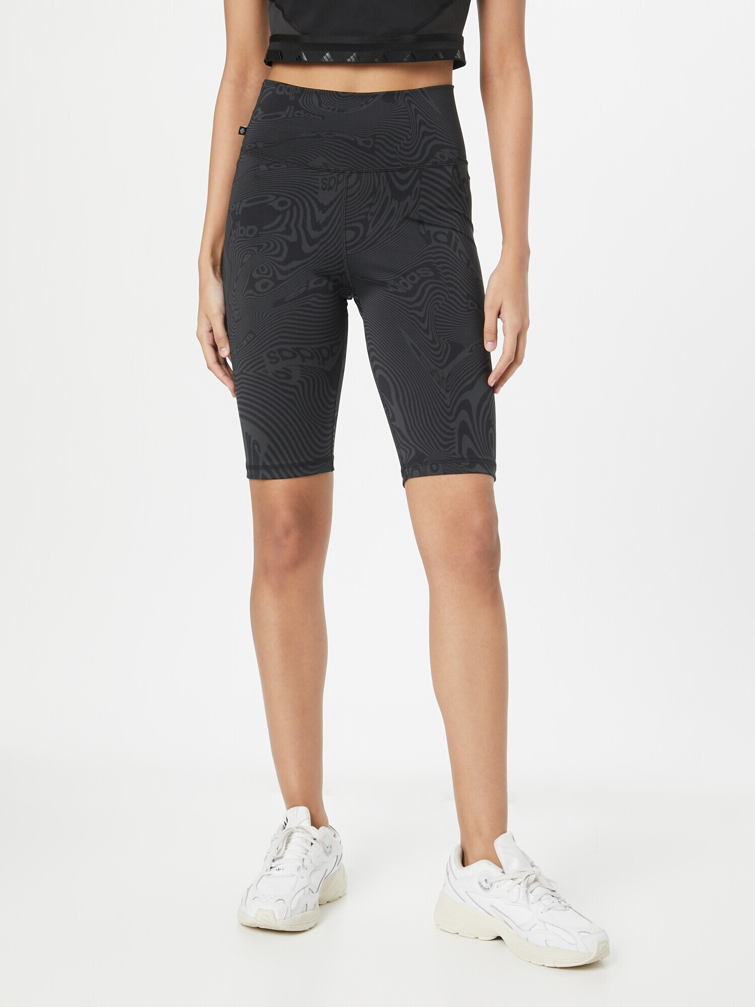 ADIDAS ORIGINALS Leggings 'Marble Print Bike' negru - Pled.ro