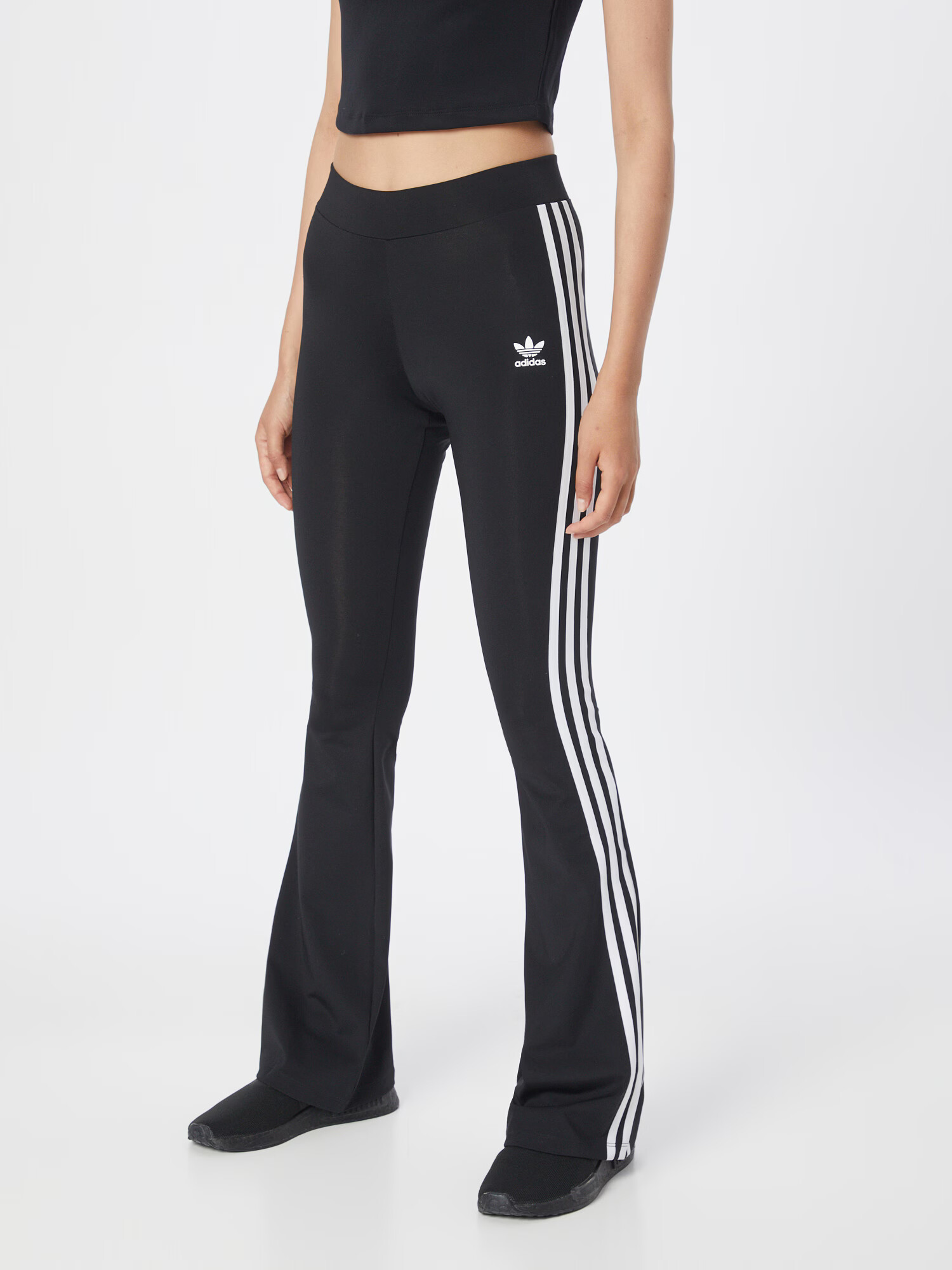 ADIDAS ORIGINALS Leggings negru / alb - Pled.ro