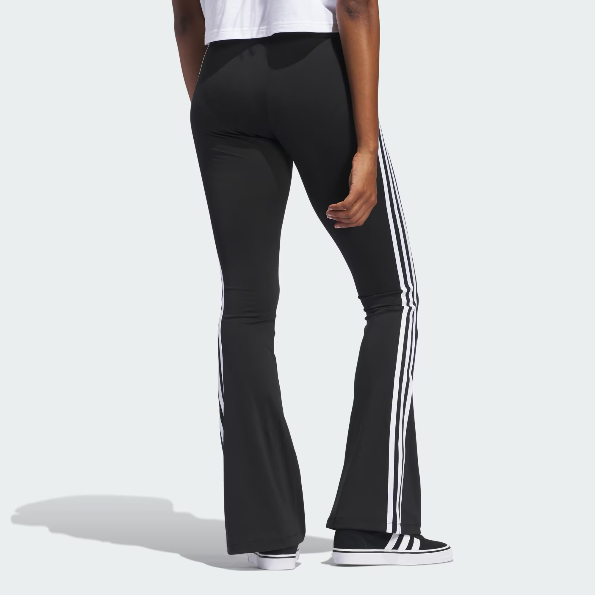 ADIDAS ORIGINALS Leggings negru / alb - Pled.ro