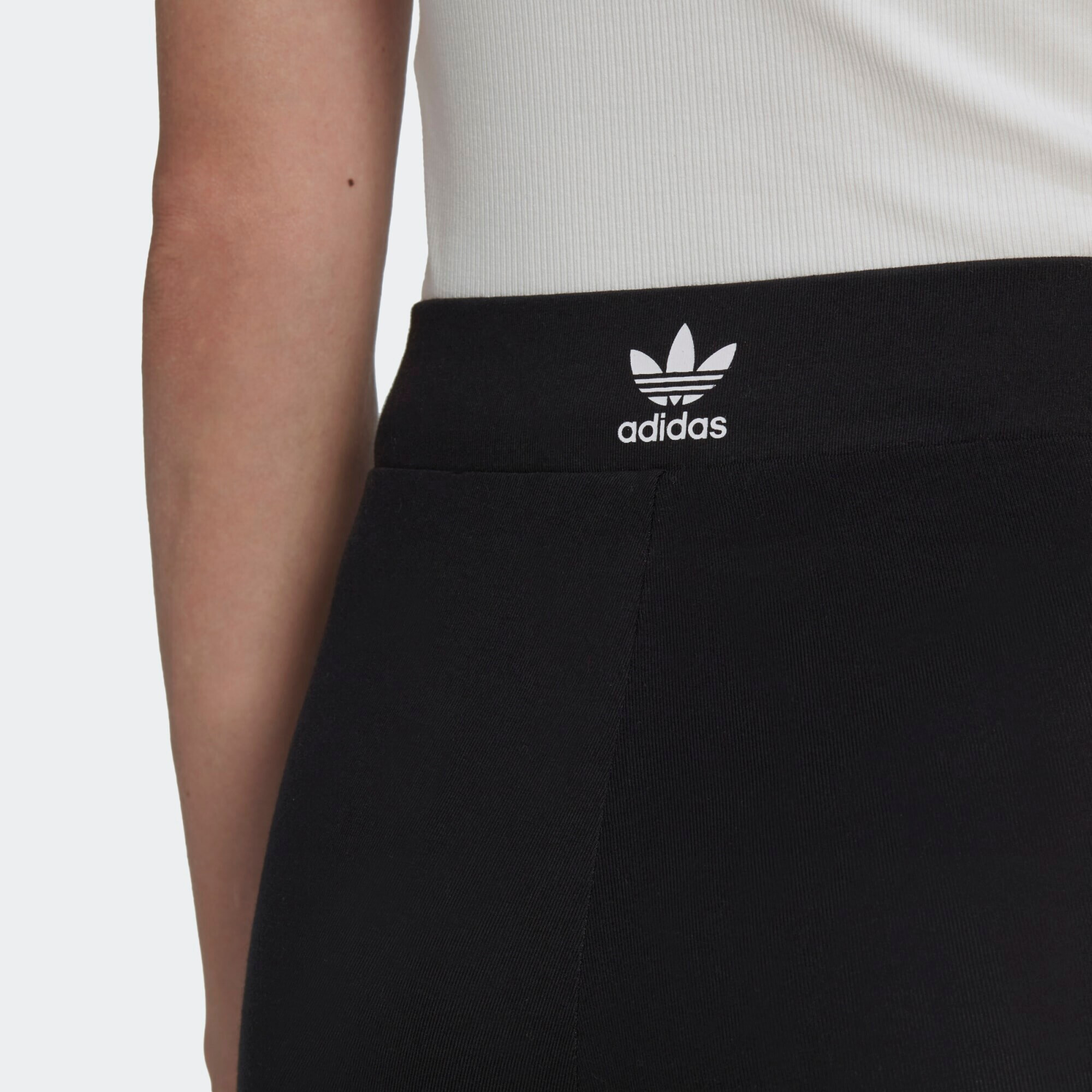 ADIDAS ORIGINALS Leggings 'Adicolor Classics' negru / alb - Pled.ro