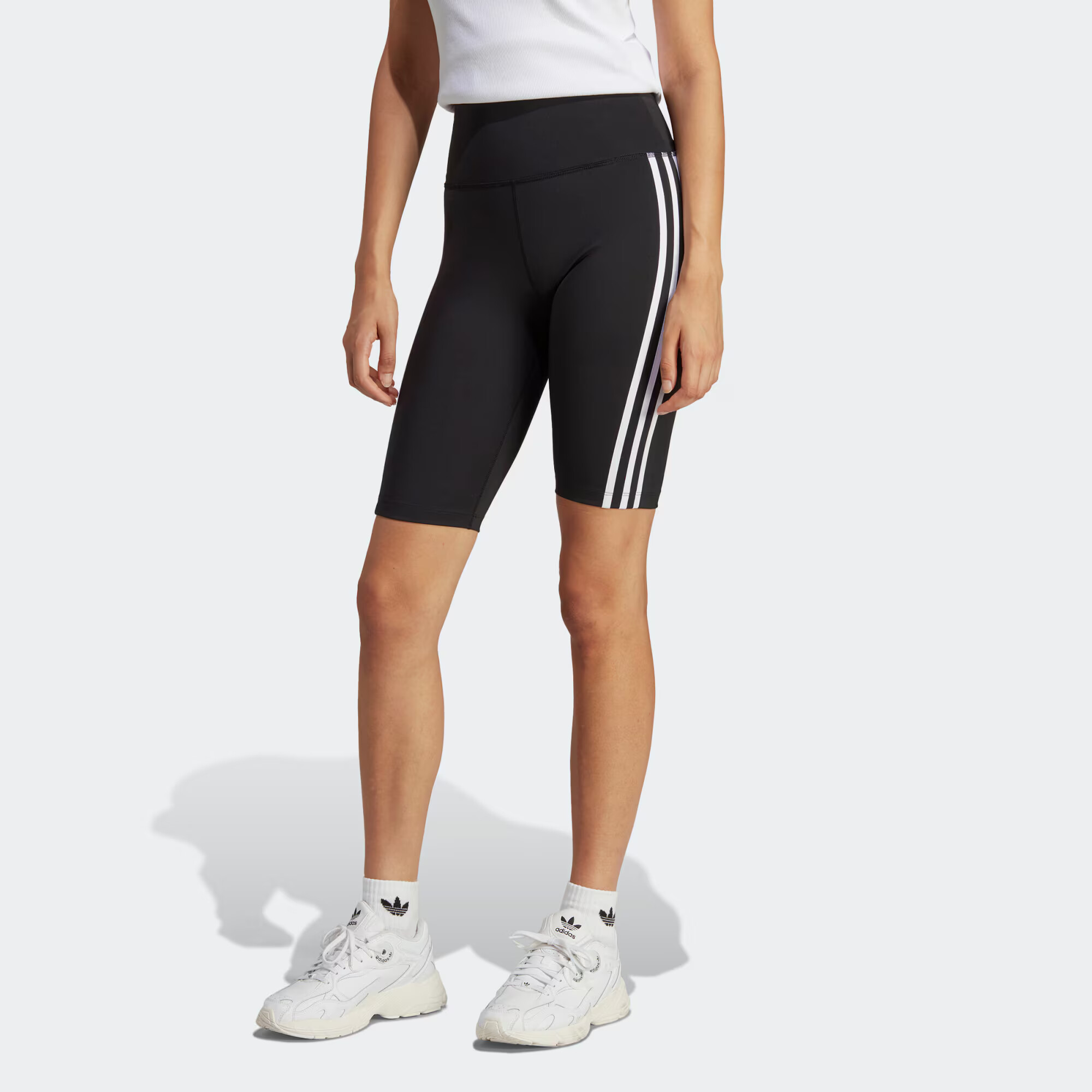 ADIDAS ORIGINALS Leggings 'Adicolor Classics' negru / alb - Pled.ro