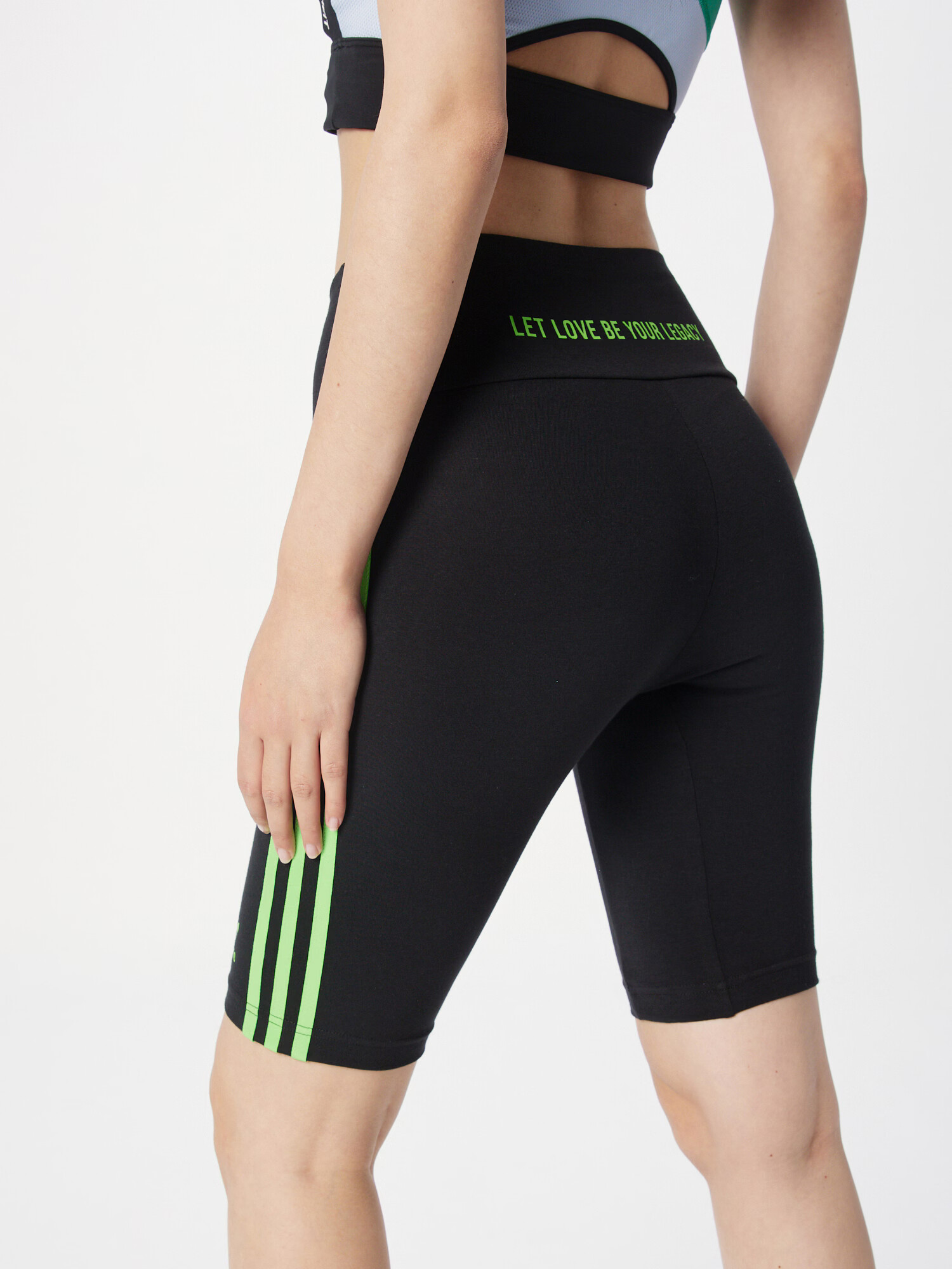 ADIDAS ORIGINALS Leggings 'Pride Rm' verde deschis / negru - Pled.ro