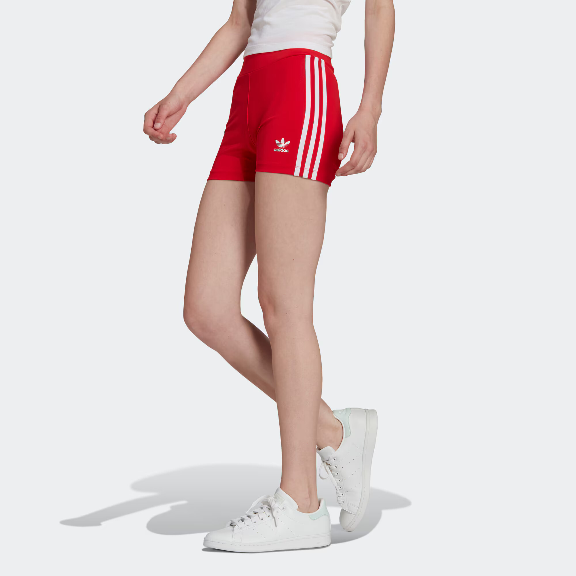 ADIDAS ORIGINALS Leggings 'Adicolor Classics Traceable' roșu / alb - Pled.ro